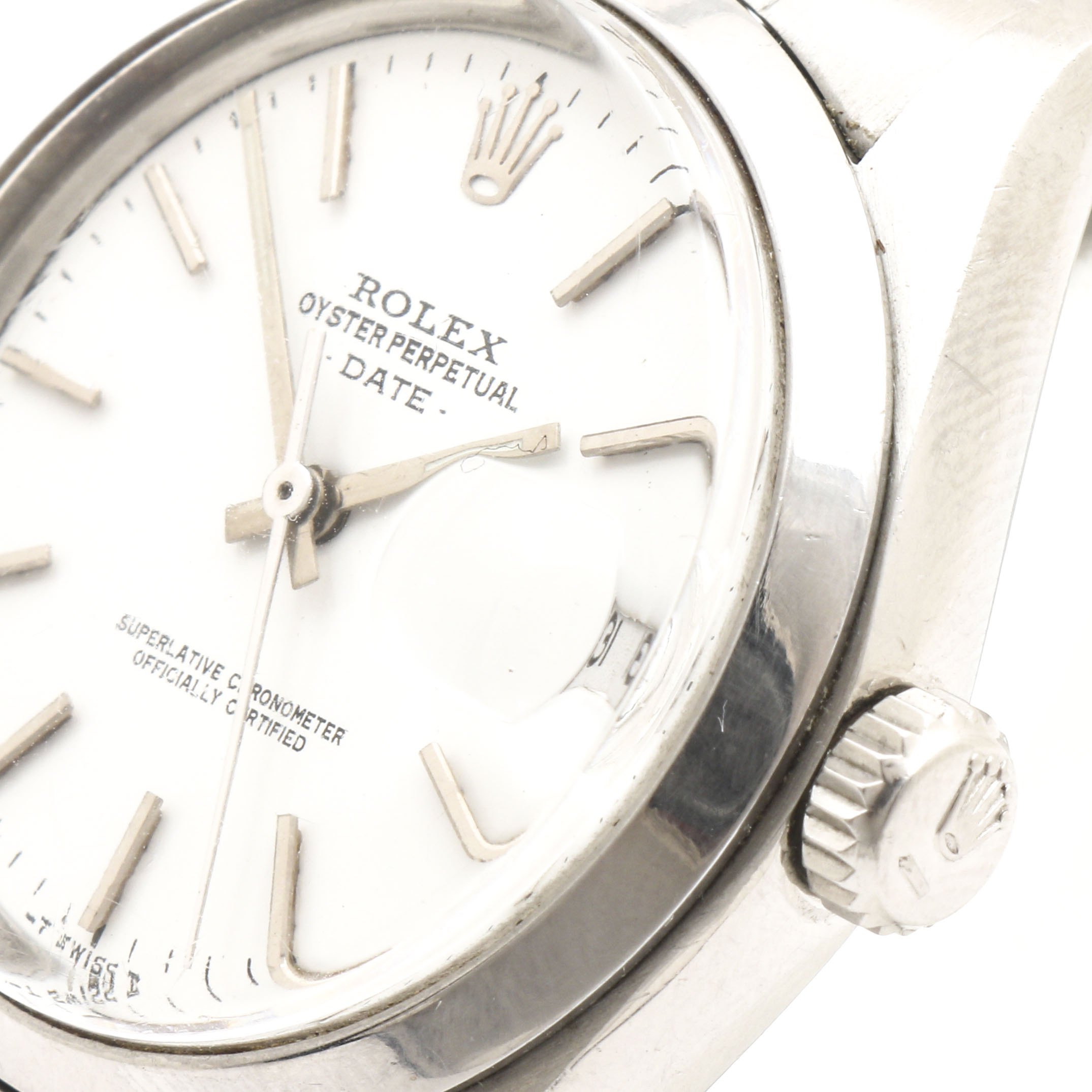 Rolex Stainless Steel Oyster Perpetual Date Watch