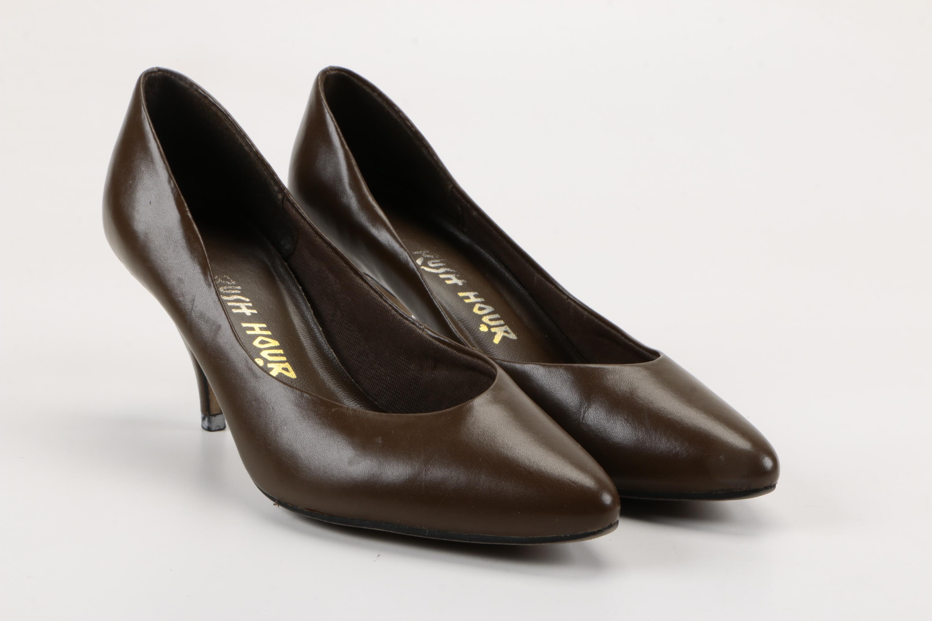 Women's Vintage Shoes Including Yung Kee Slides