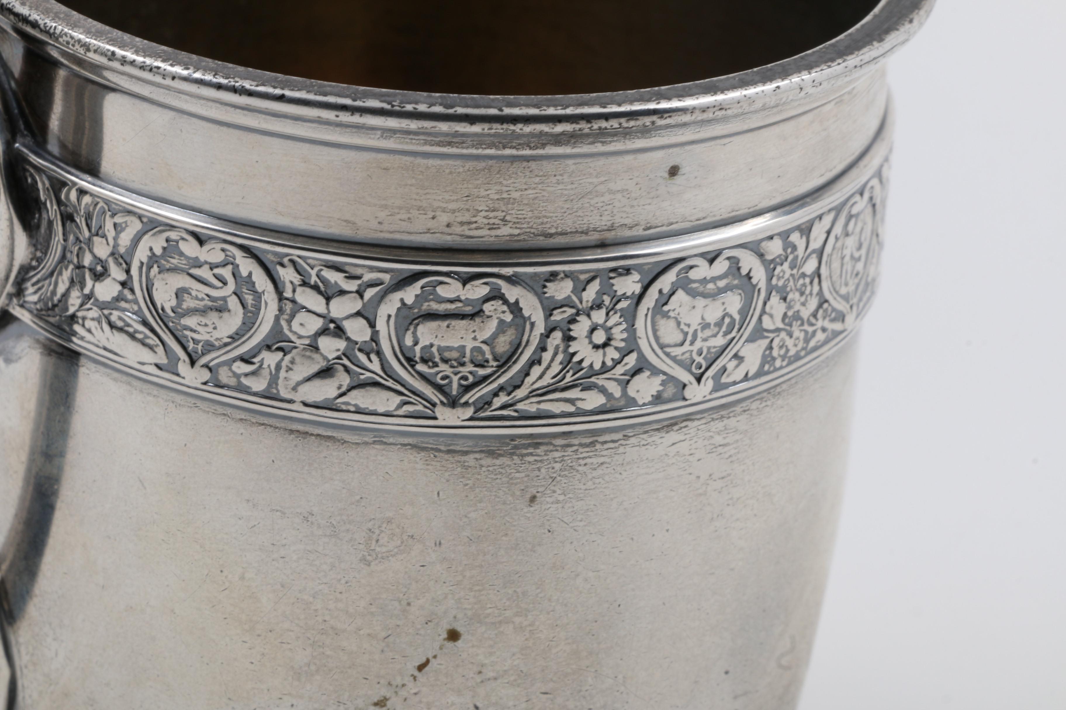 Black, Starr & Frost Sterling Silver Zodiac Cup