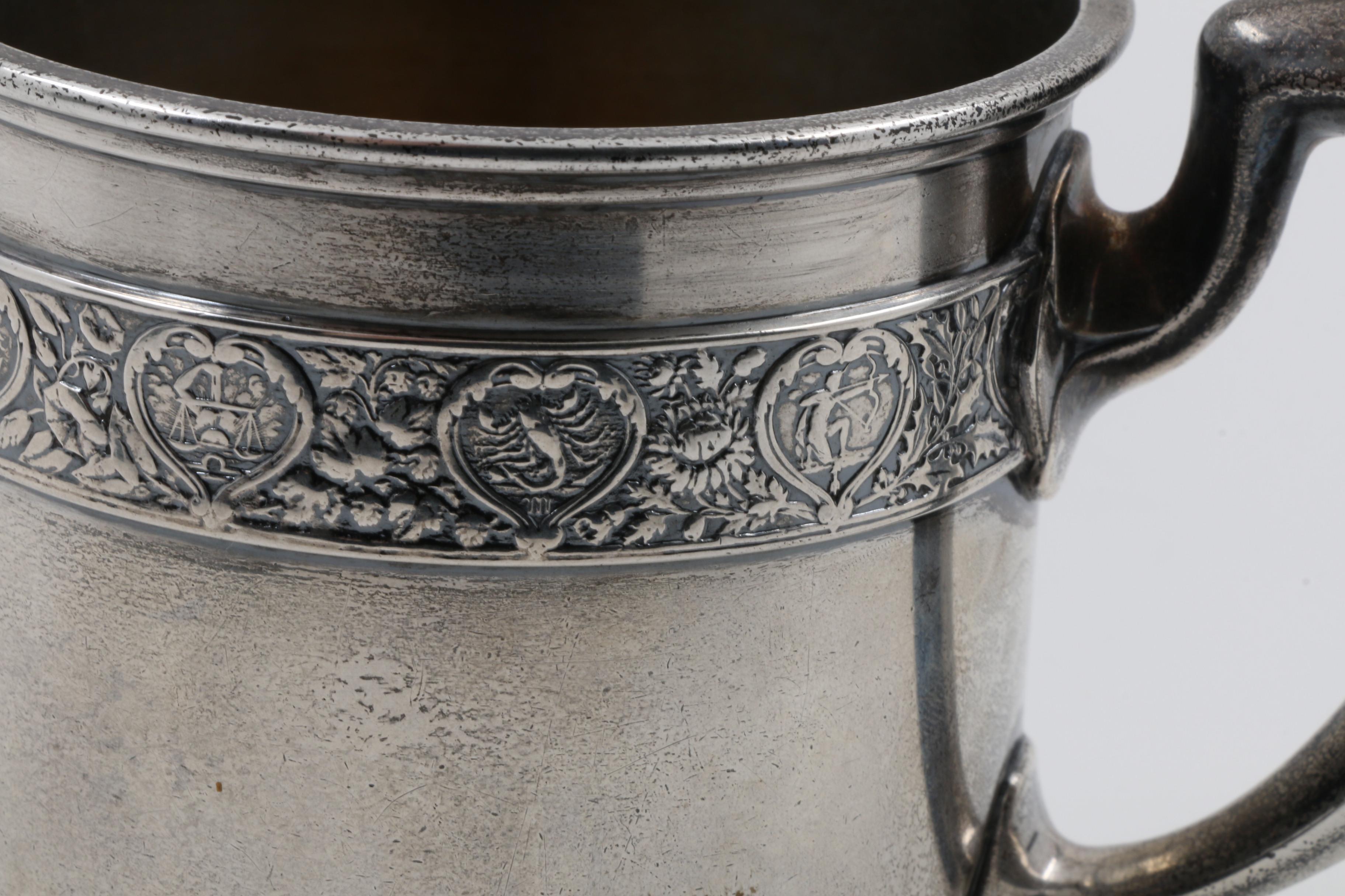 Black, Starr & Frost Sterling Silver Zodiac Cup