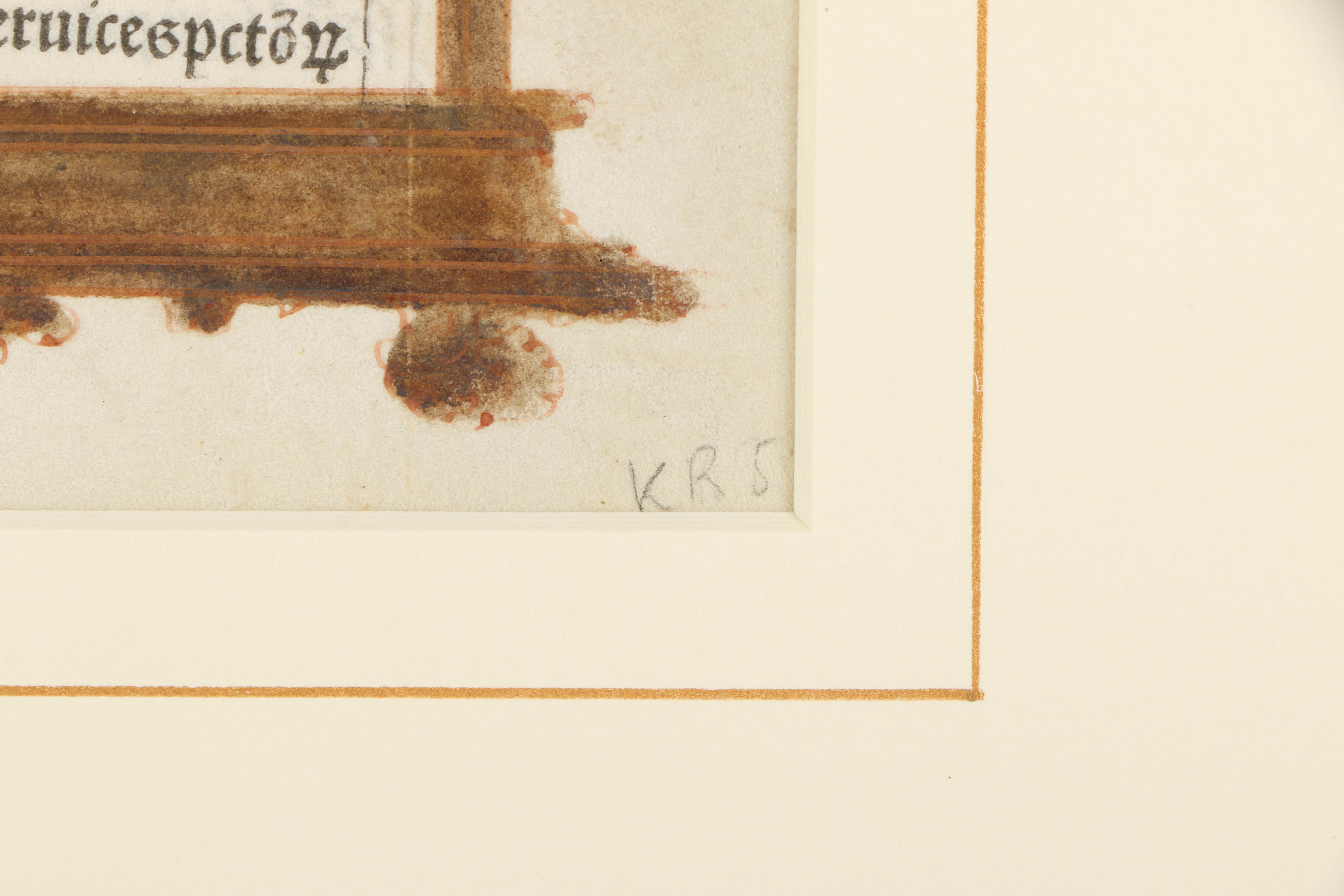 Early 16th-Century Page from a Book of Hours "The Coronation of the Virgin"