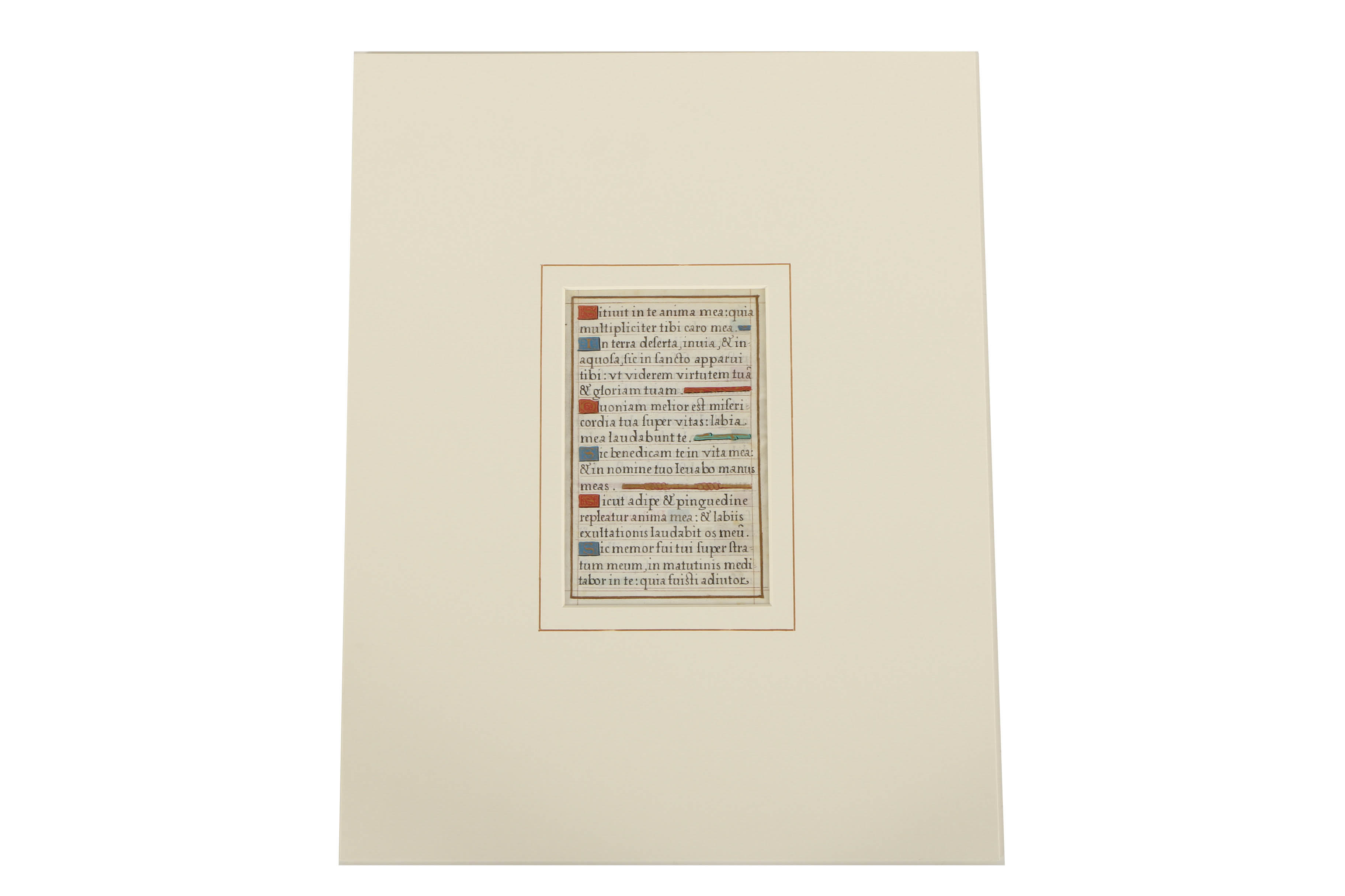 Late 16th-Century Miniature Hand-Painted Vellum Leaves from French Book of Hours