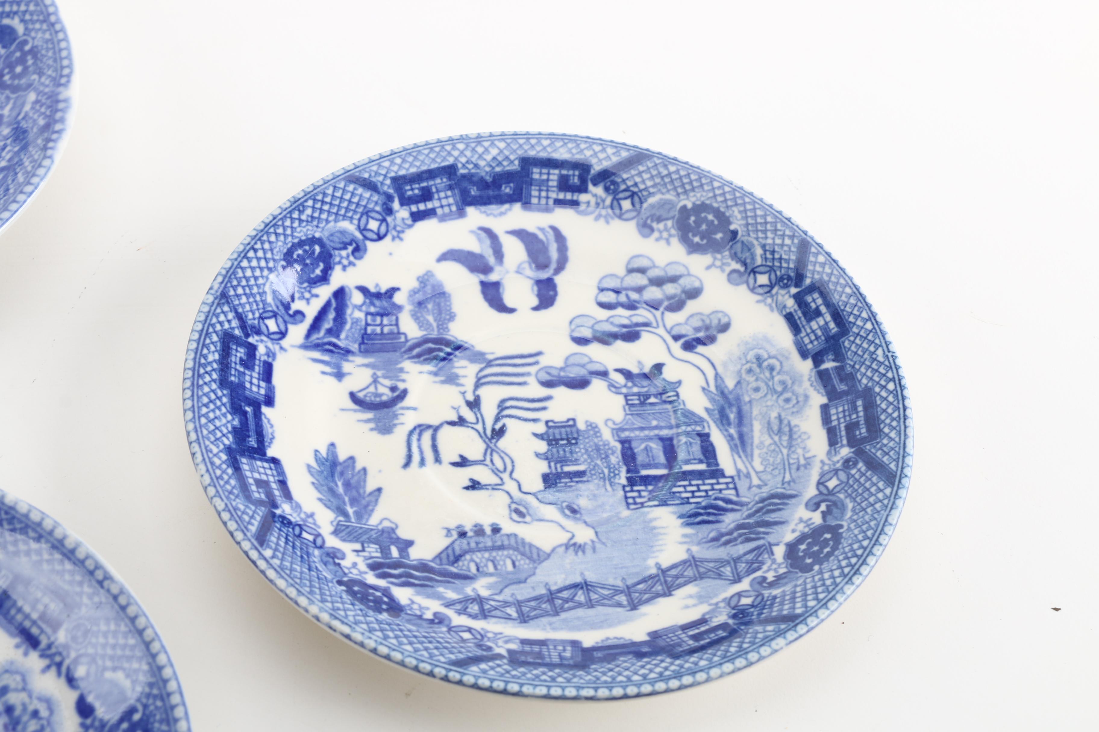 Vintage "Blue Willow" Plates