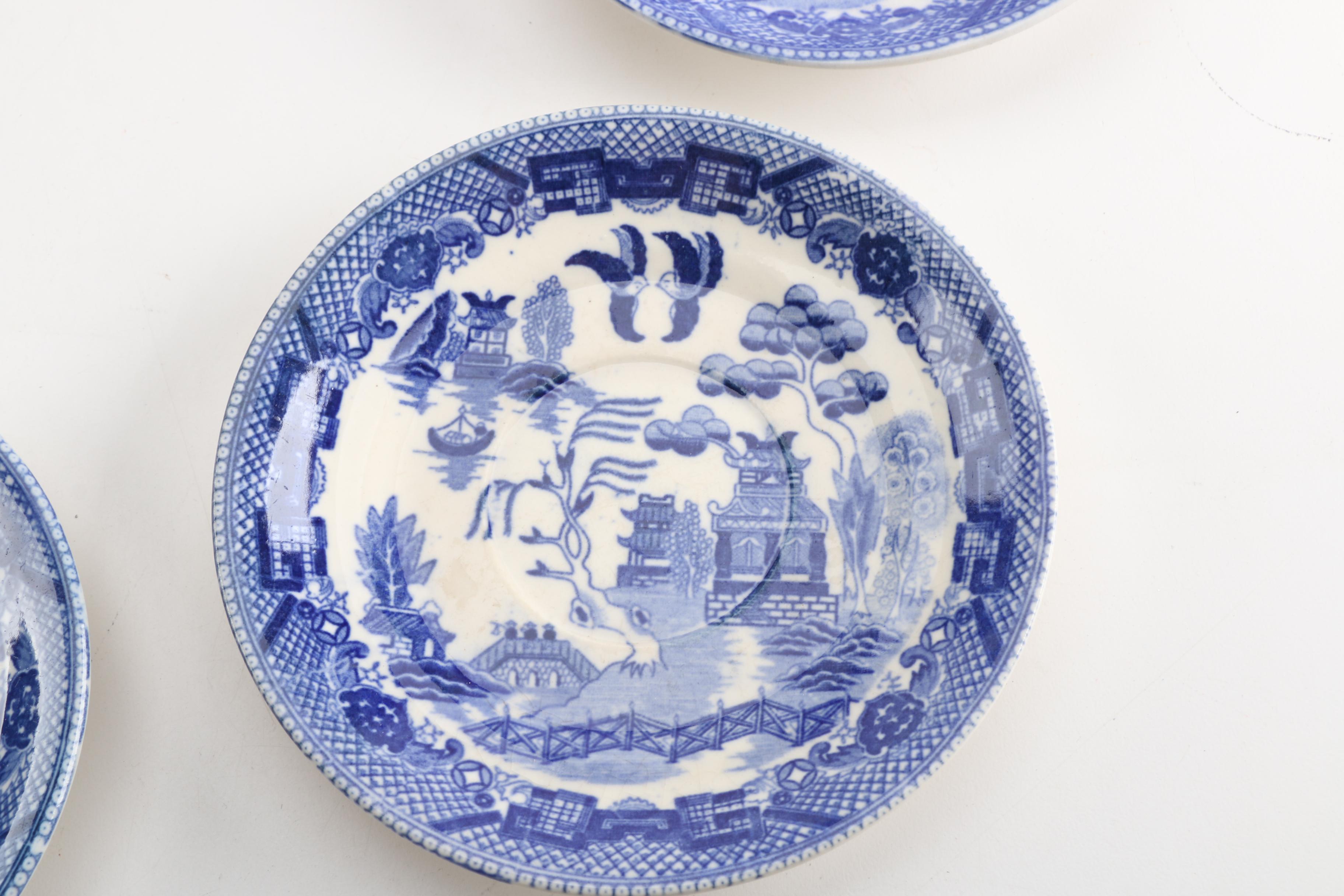 Vintage "Blue Willow" Plates