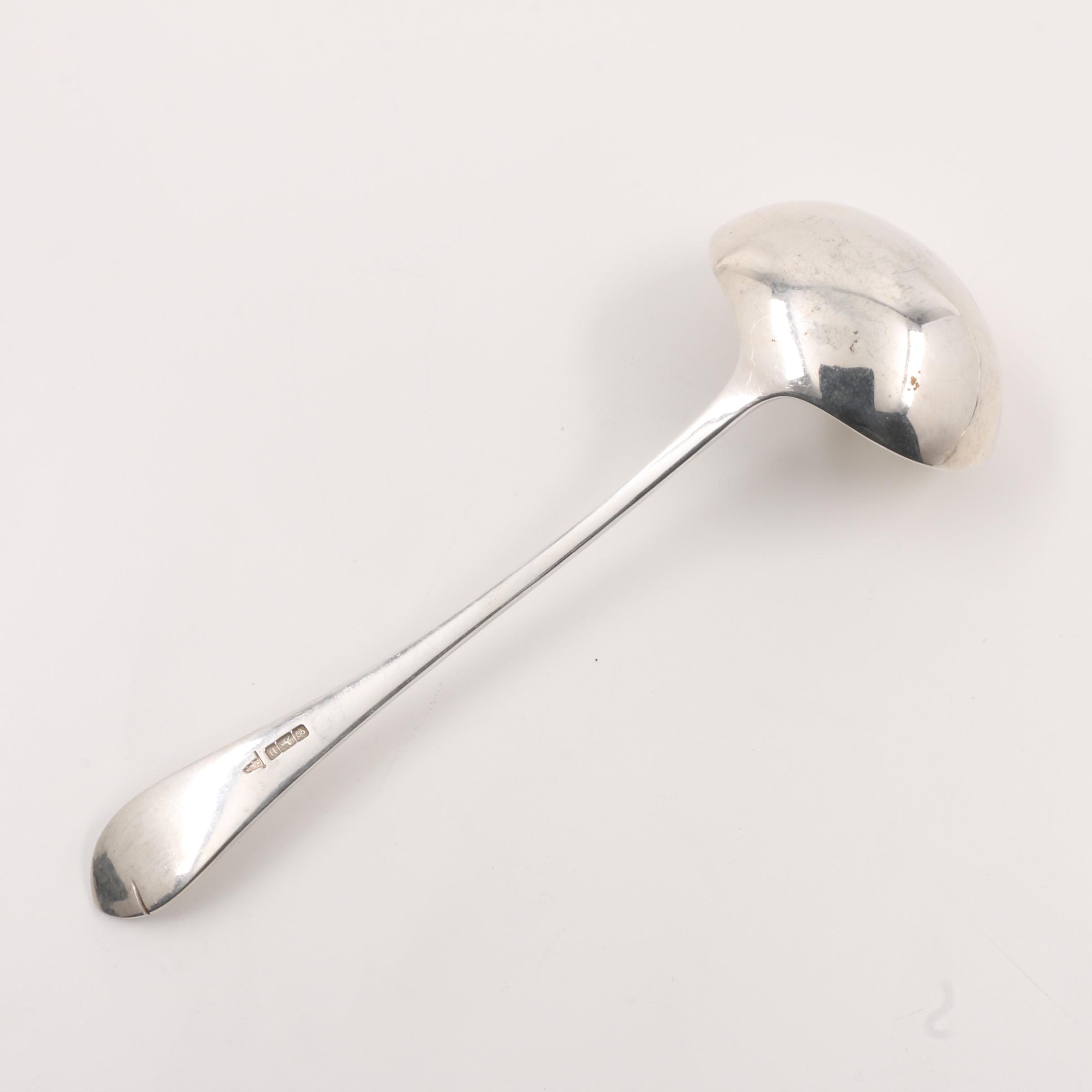 1905 Walker & Hall Sheffield Sterling Silver Ladle