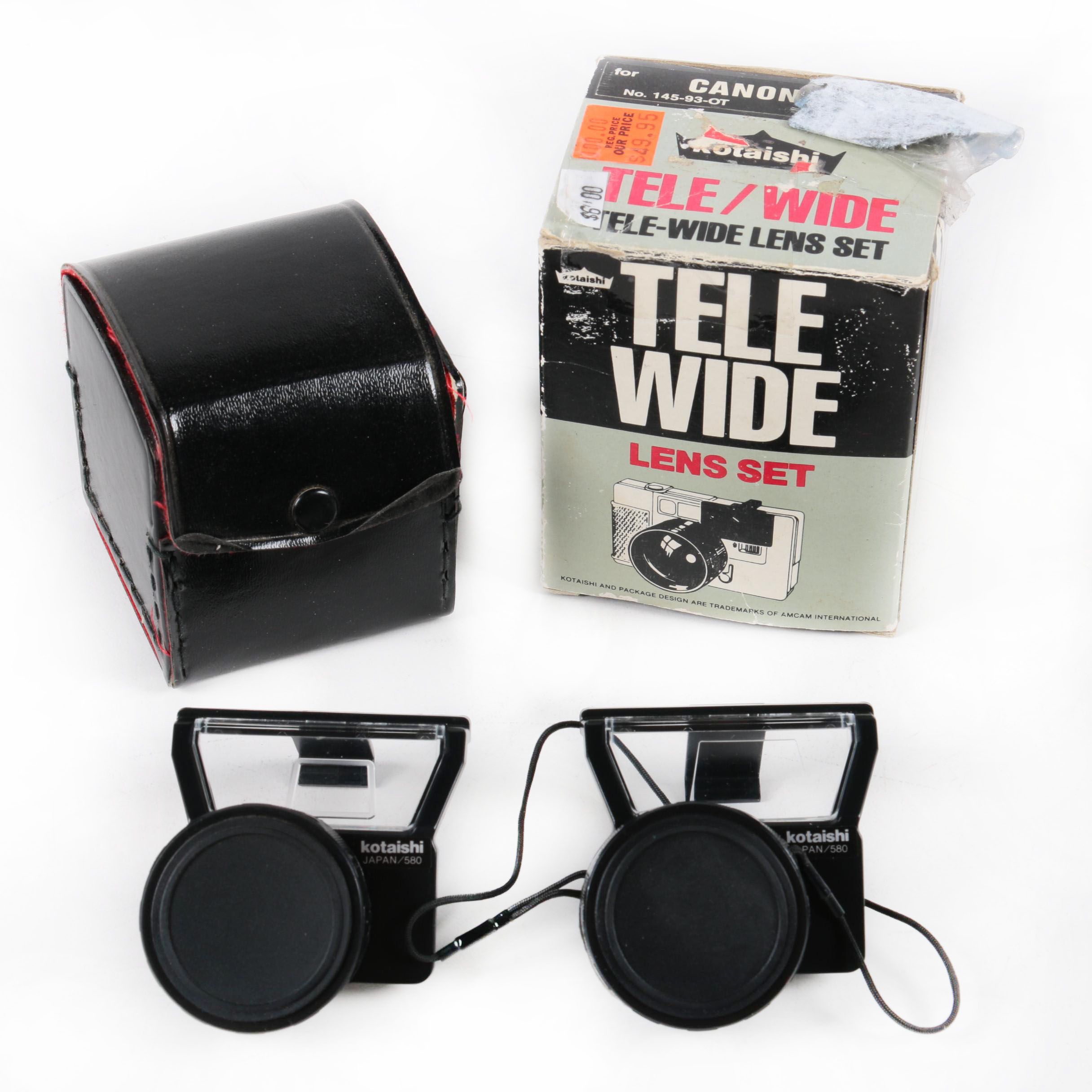 Vintage Kotaishi Tele-Wide Lens Set for Canon Sprint