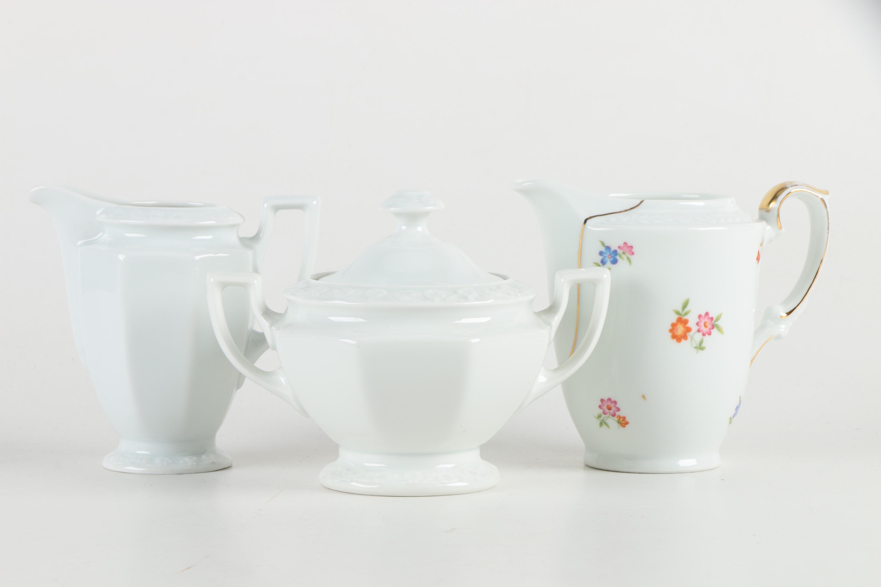 Collection of Vintage Porcelain and Ceramic Vessels including Rosenthal