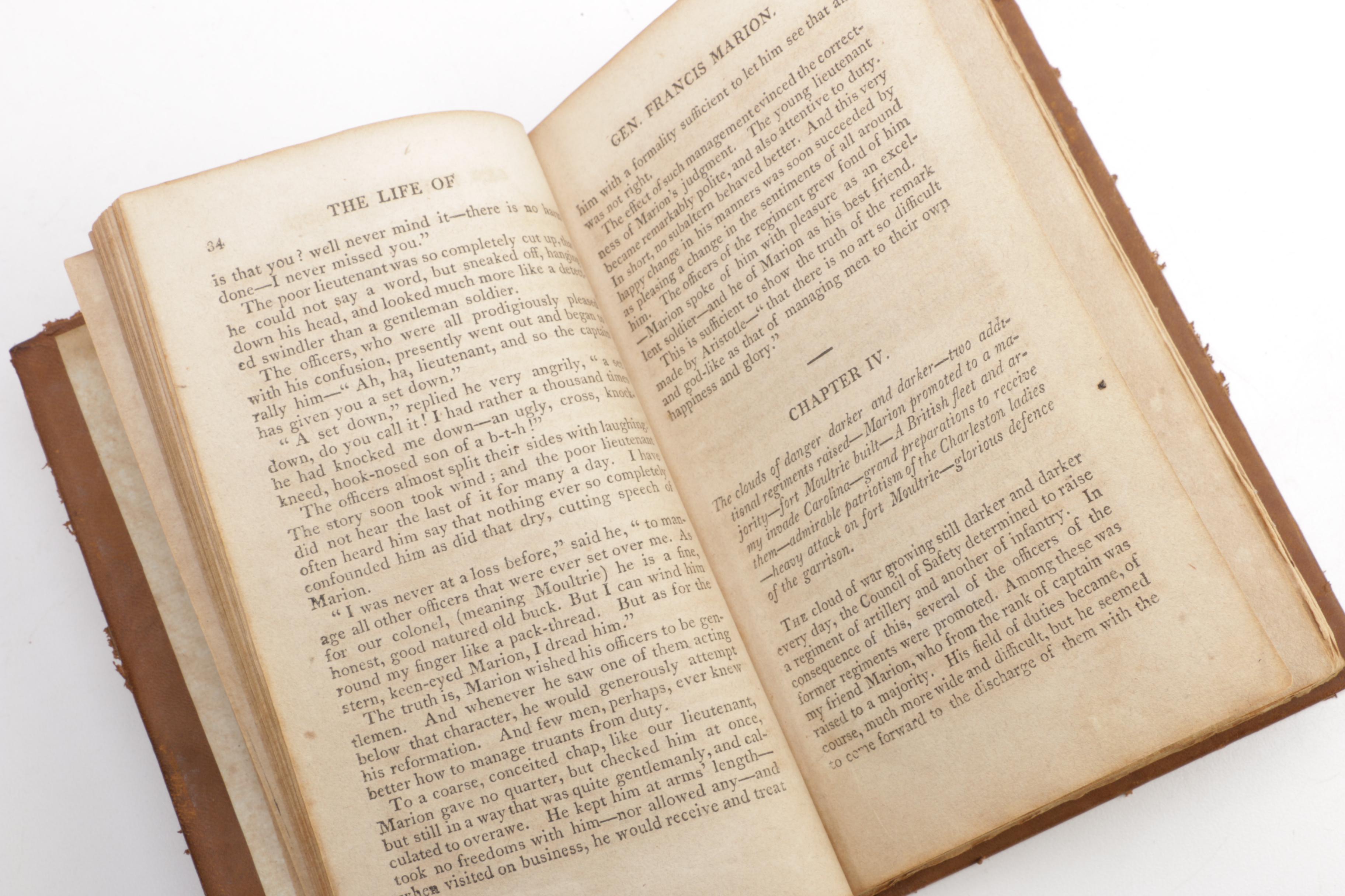 1821 "The Life of Gen. Francis Marion"