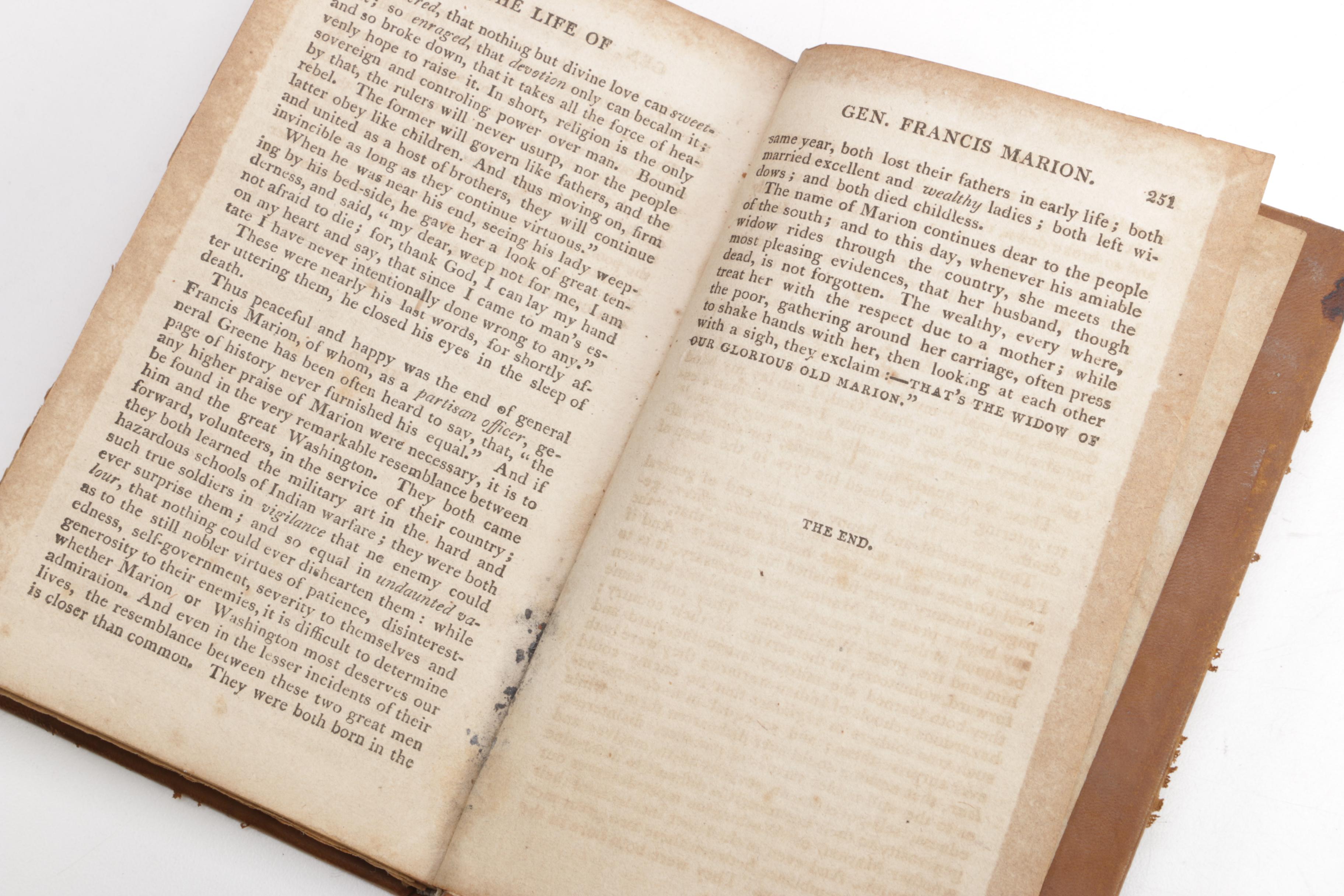 1821 "The Life of Gen. Francis Marion"