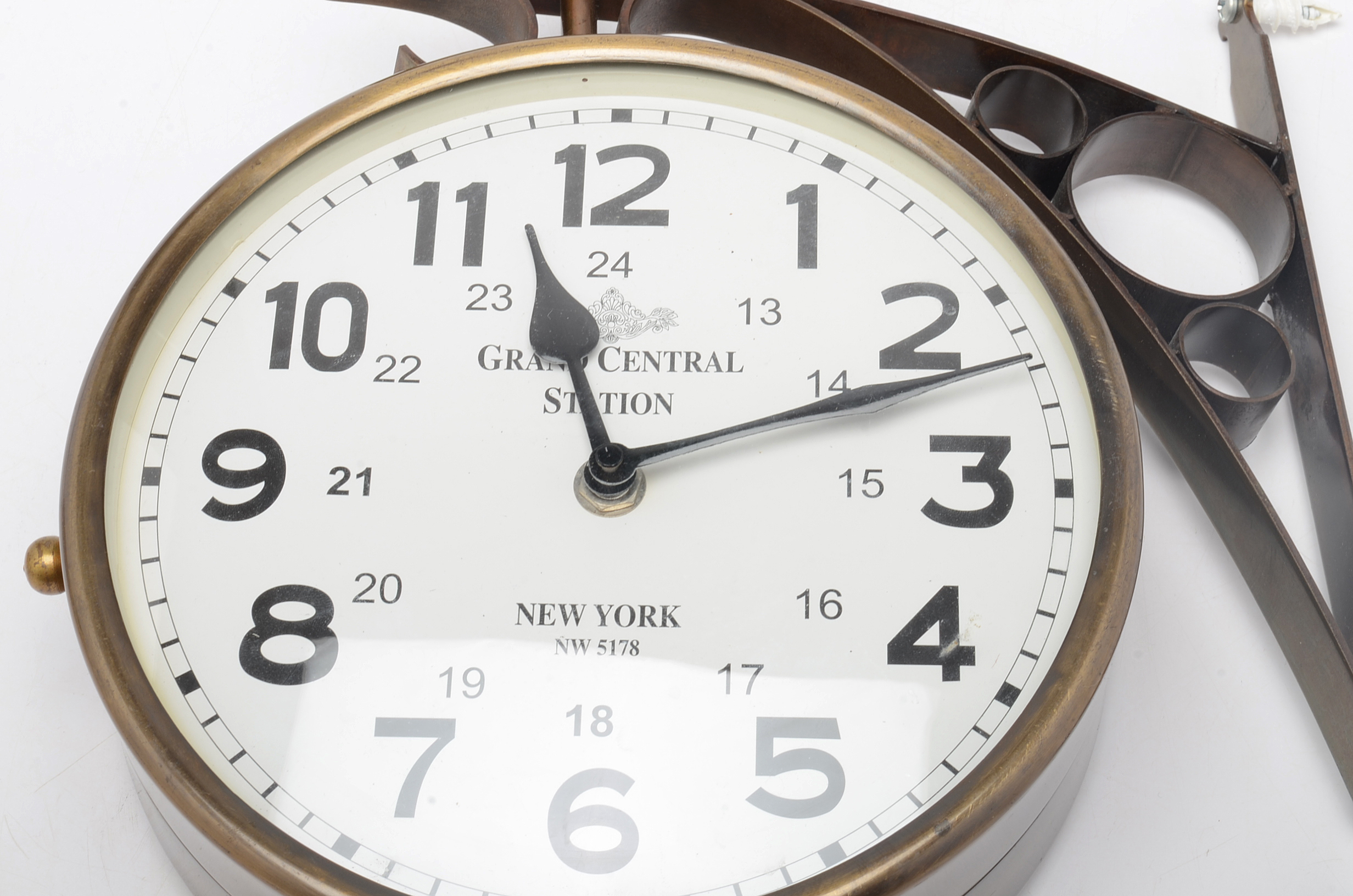 Double Face Hanging Wall Clock