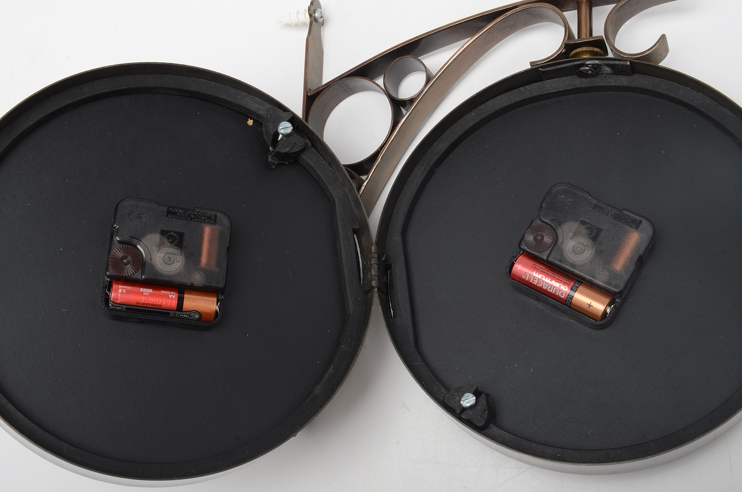 Double Face Hanging Wall Clock