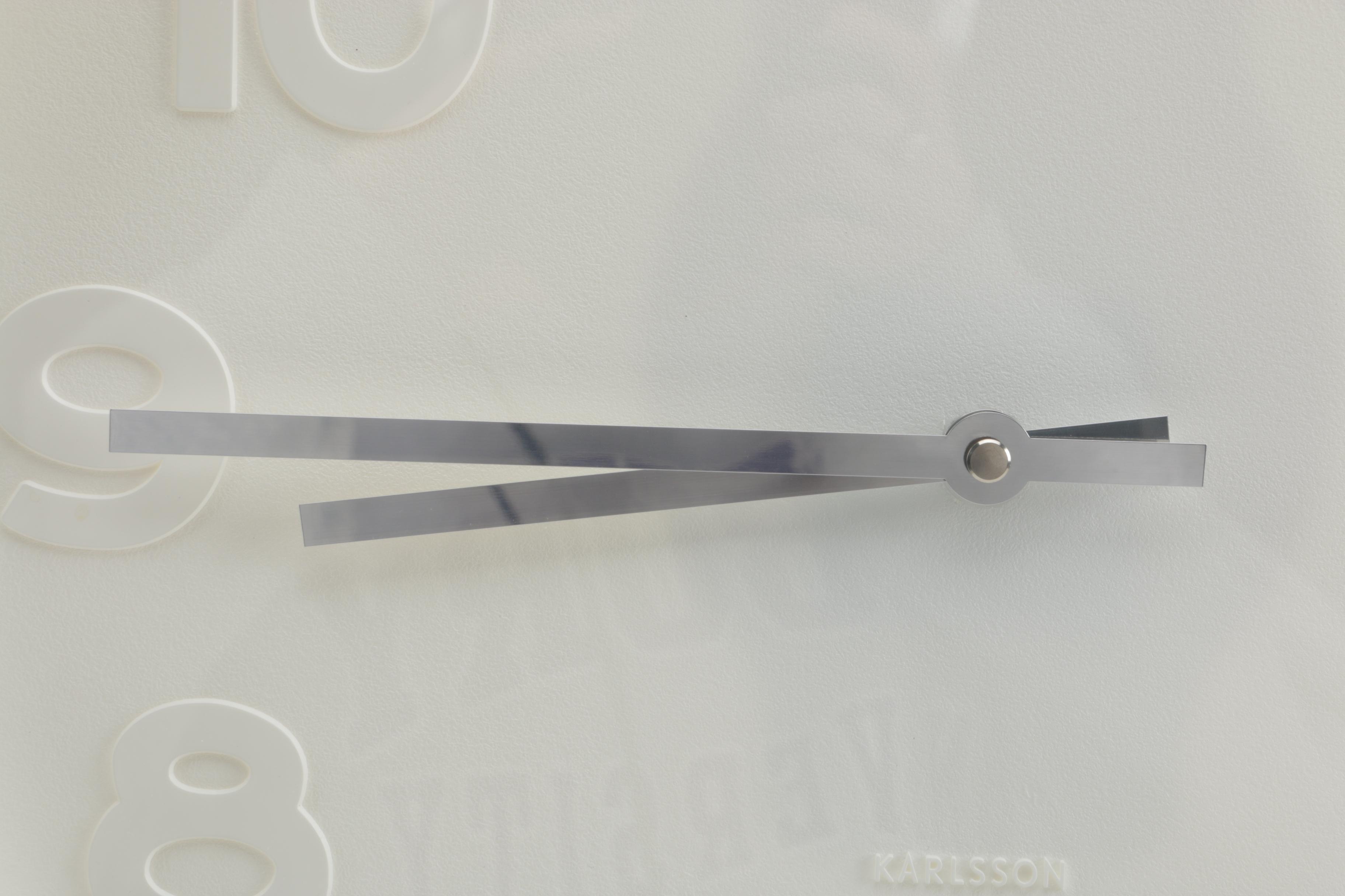 Karlsson Modern White Wall Clock