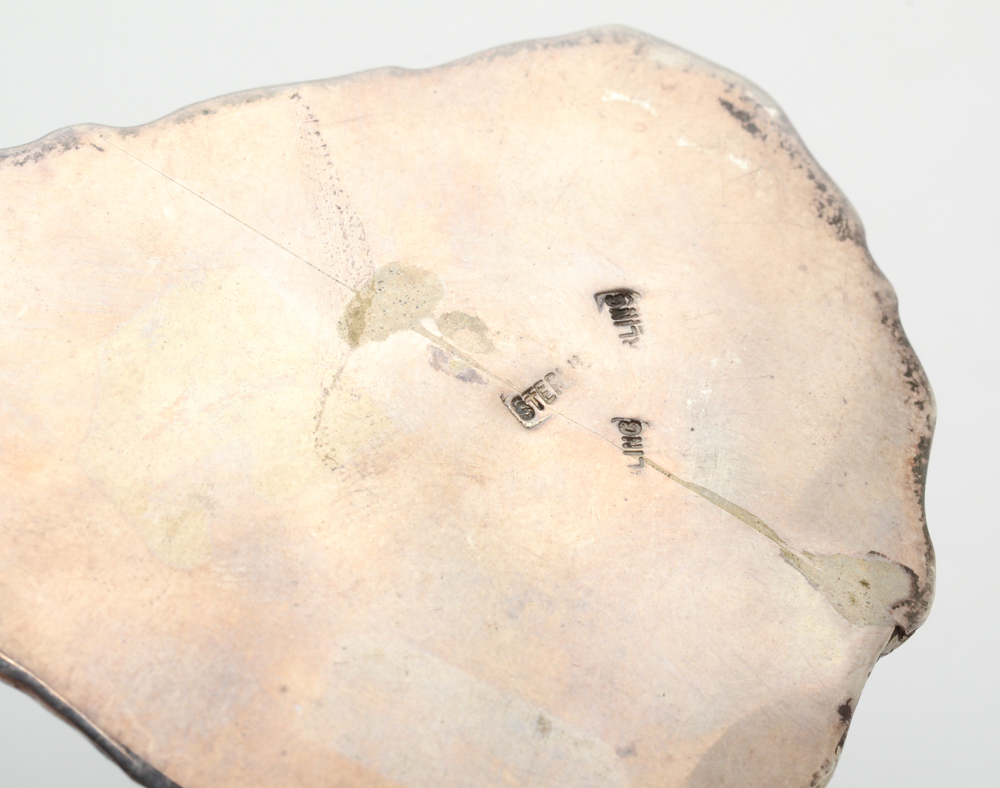 Unusual Sterling Silver Pendant Necklace