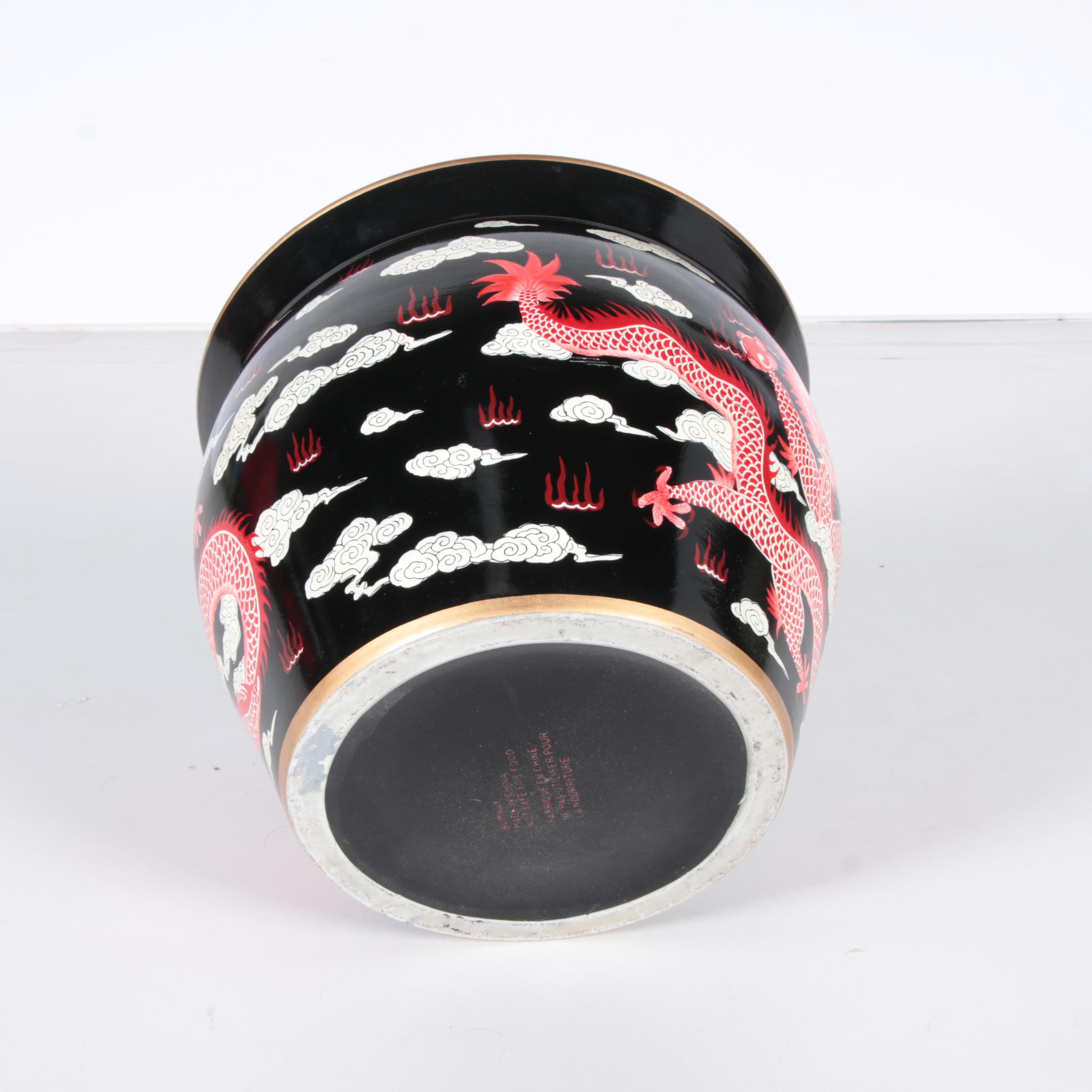 Bombay Planter and Wood Stand