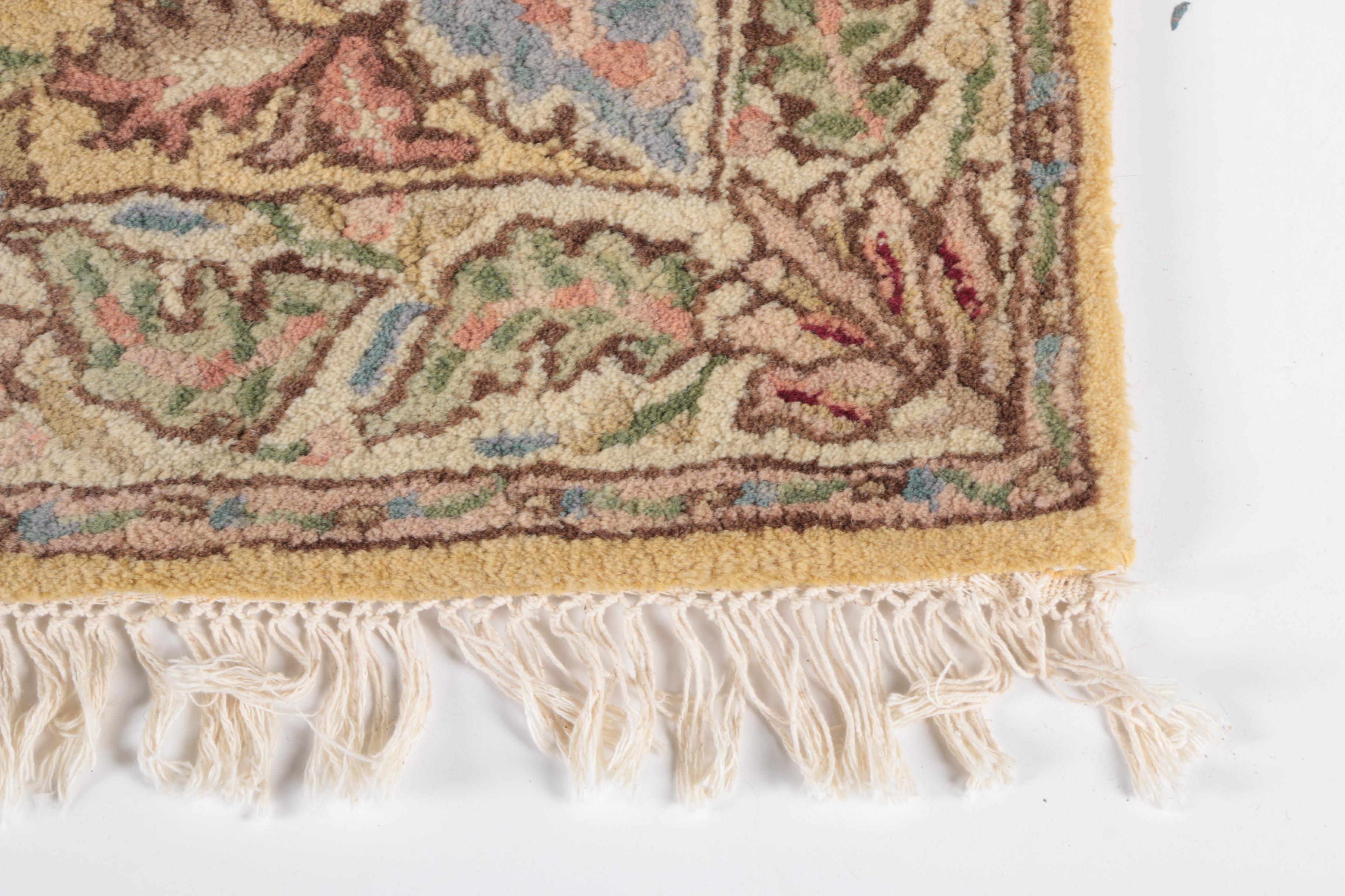 Indian Tufted Floral Carpet Runner