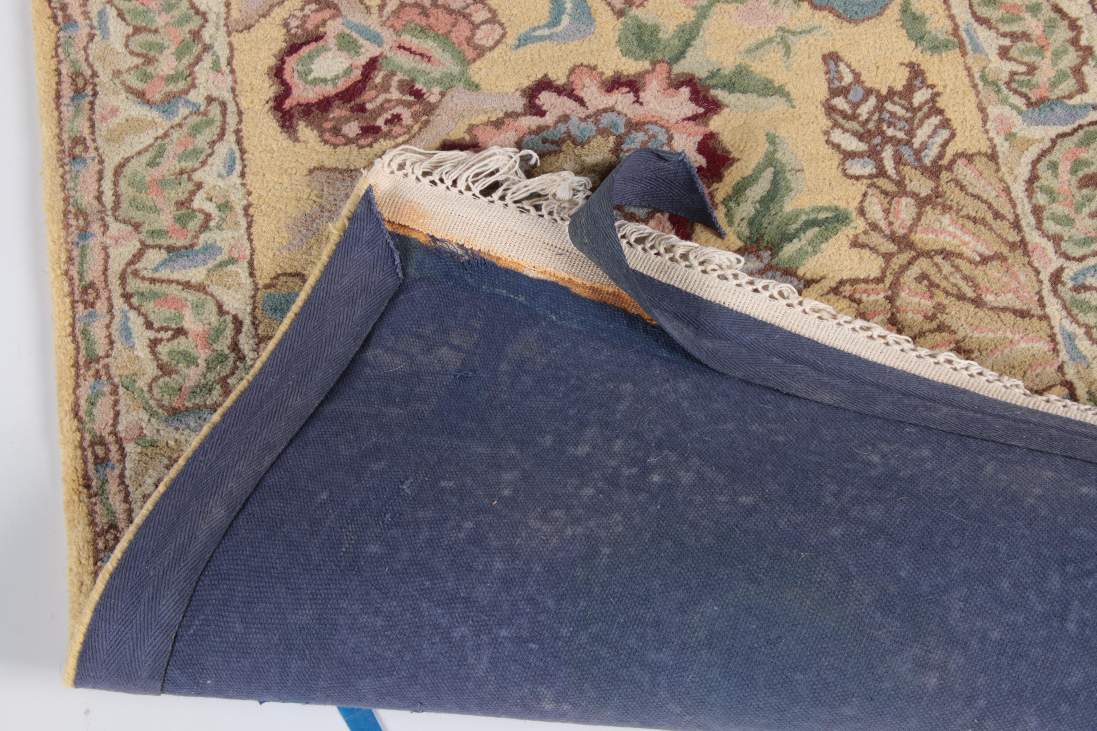 Indian Tufted Floral Carpet Runner