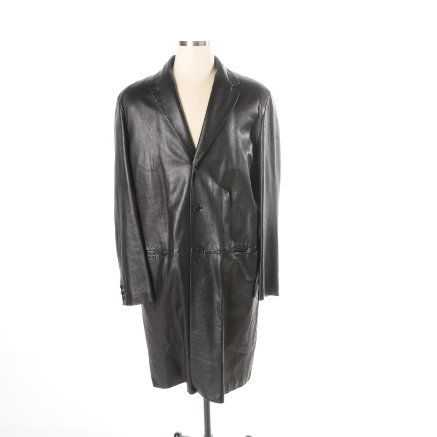Men's Ruffo Leather Coat