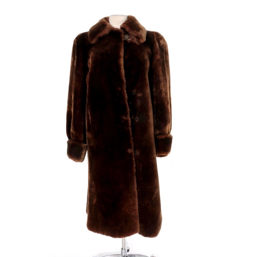 Women's Vintage Sheared Beaver Fur Coat