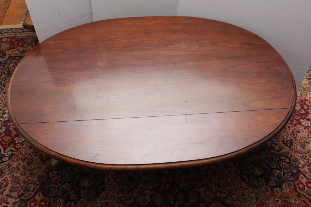 Vintage Queen Anne Style Drop Leaf Coffee Table by Morsman