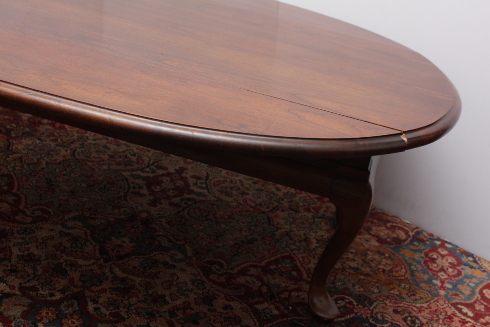 Vintage Queen Anne Style Drop Leaf Coffee Table by Morsman