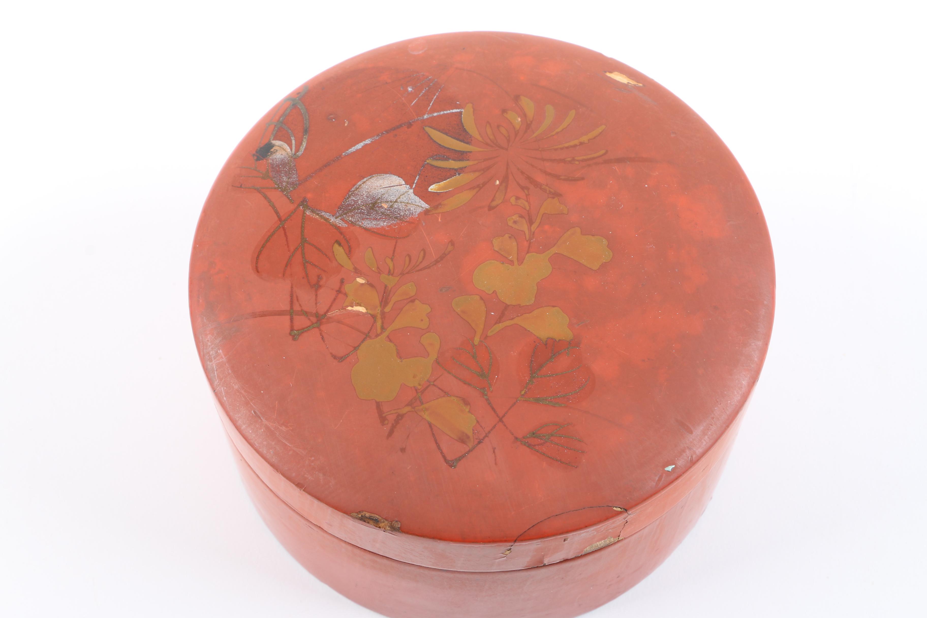 Asian Styled Trinket Boxes Featuring Vantine's