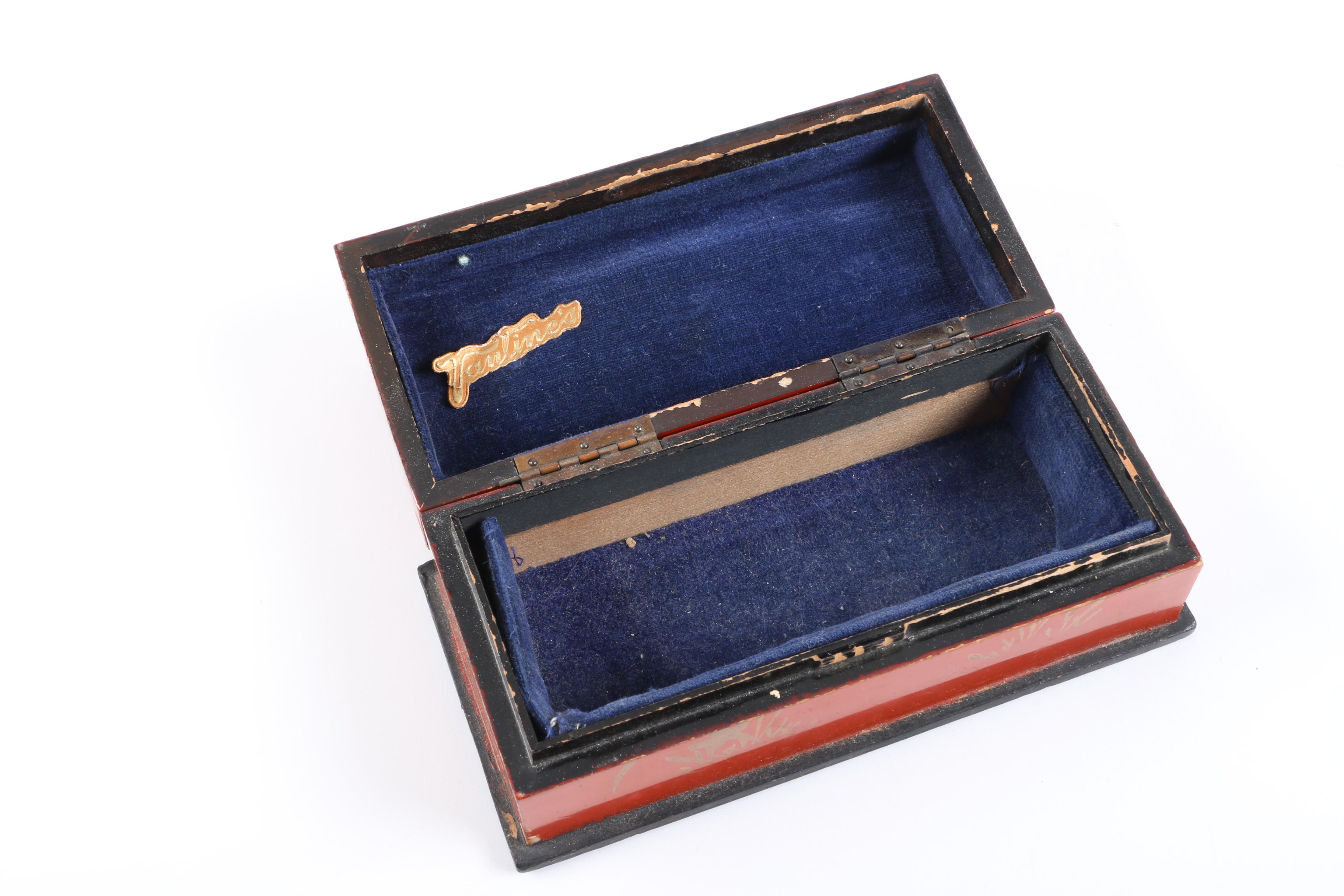 Asian Styled Trinket Boxes Featuring Vantine's