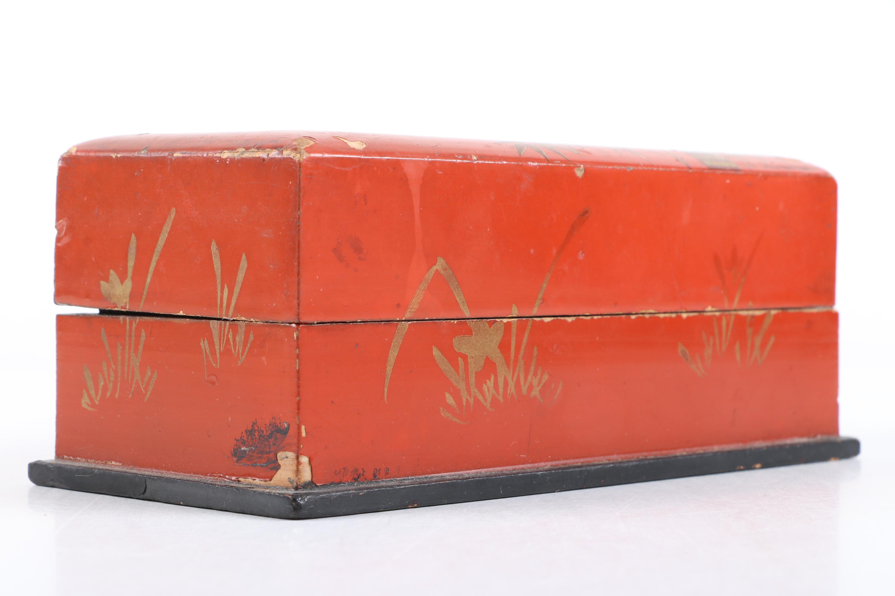 Asian Styled Trinket Boxes Featuring Vantine's