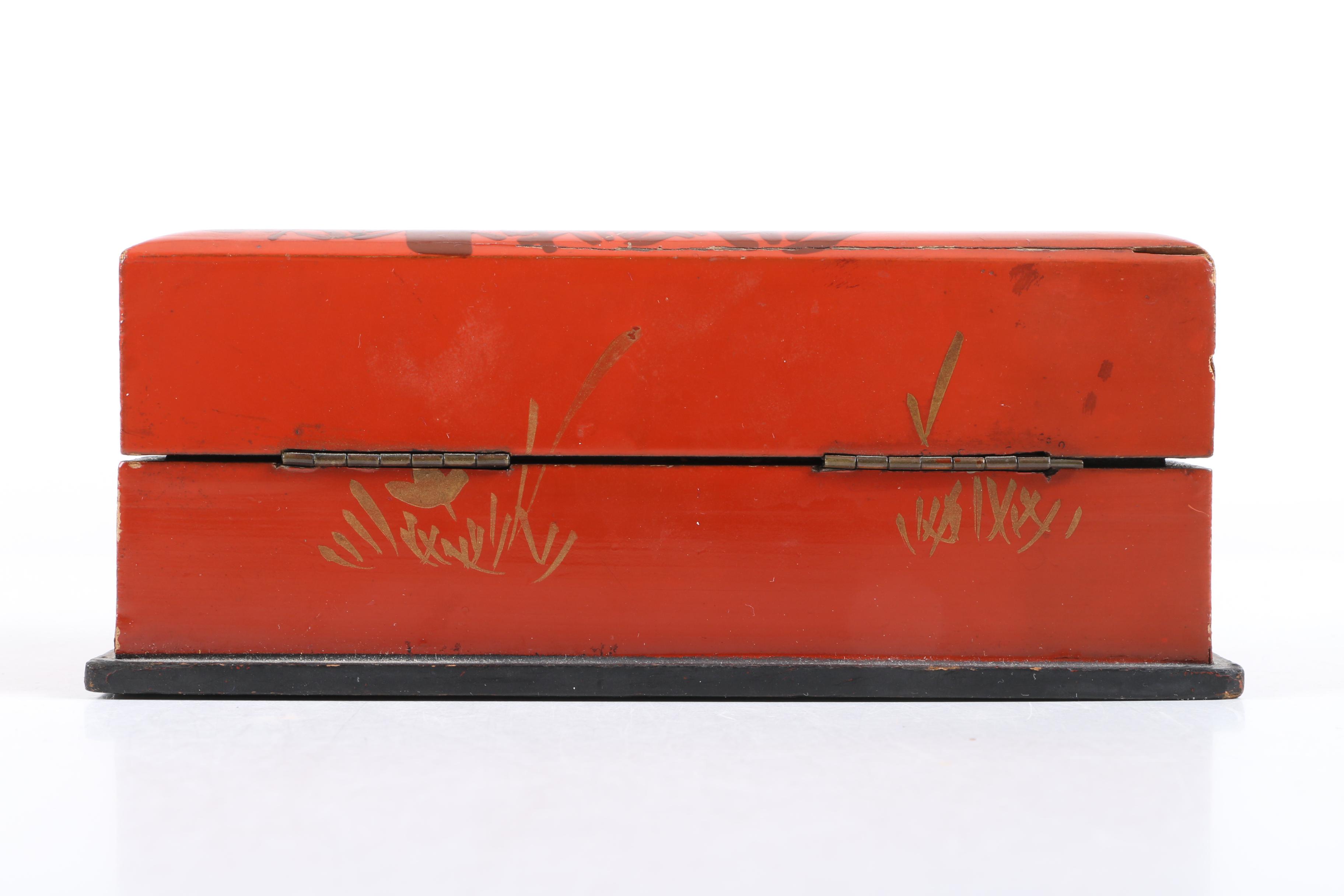 Asian Styled Trinket Boxes Featuring Vantine's