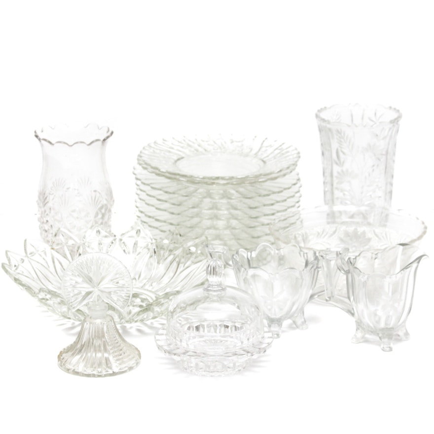 Vintage Glass Tableware Collection