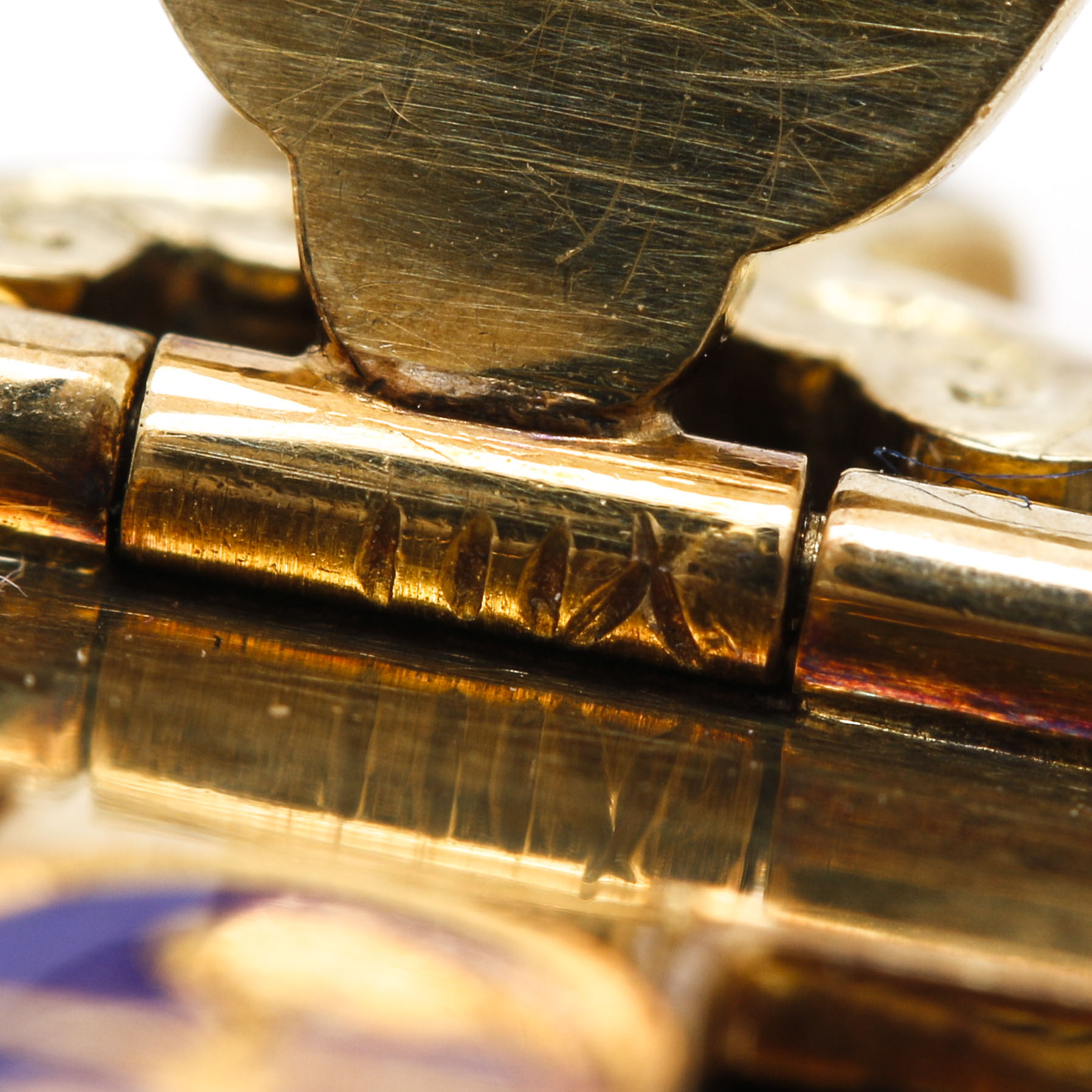 14K Yellow Gold INRI Tri-Fold Masonic 32nd Degree Scottish Rite Rose Croix Fob