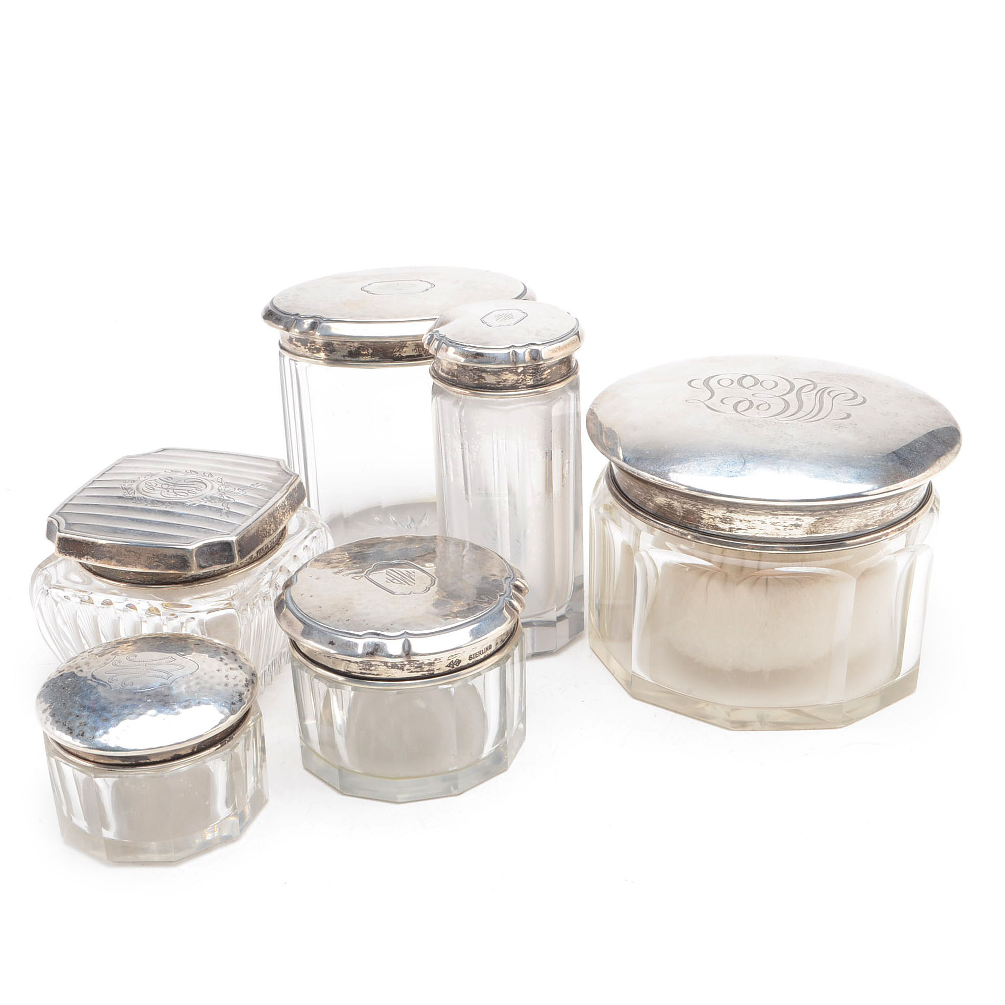 Antique Sterling Vanity Accessories Including Gorham and More