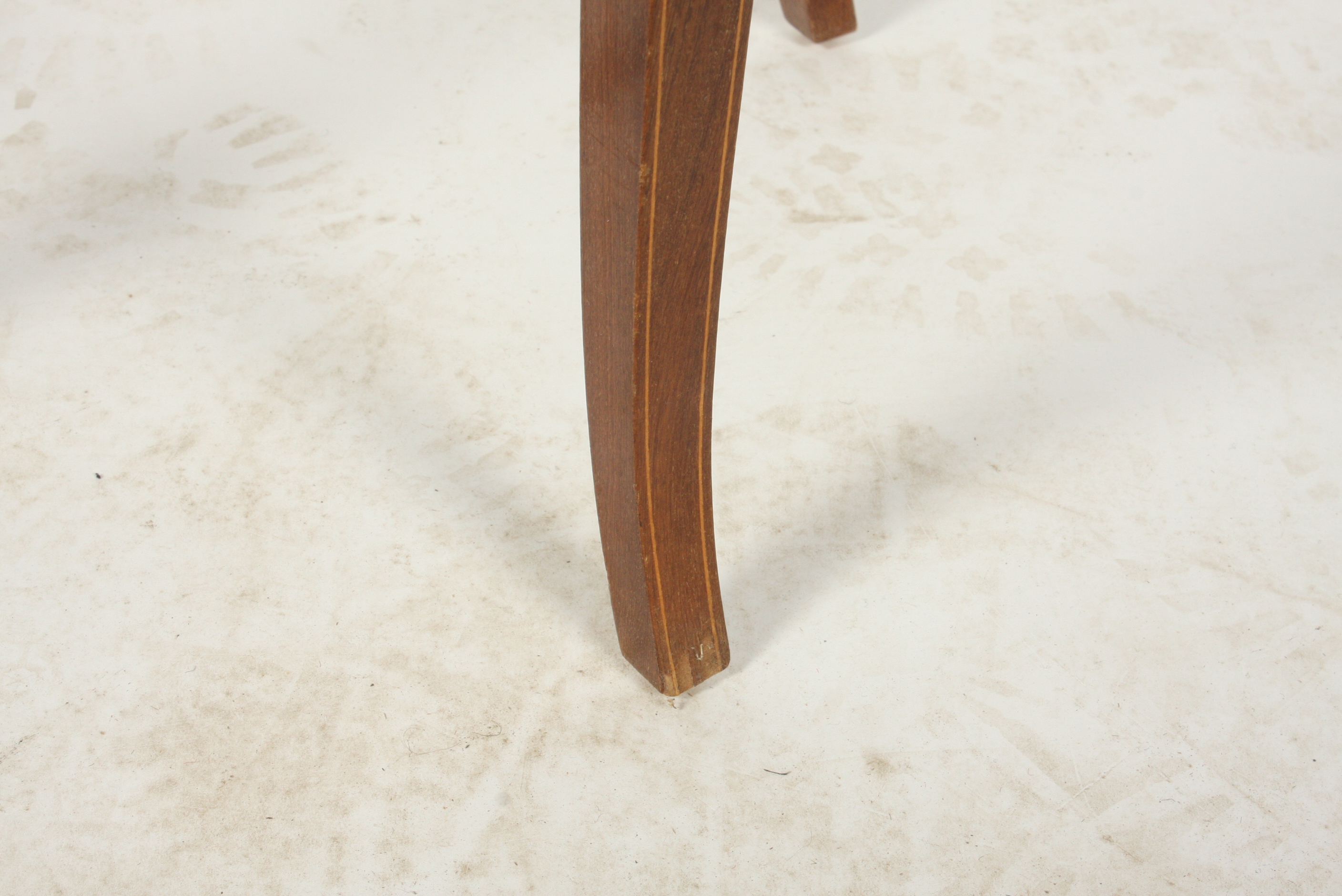 Vintage Empire Style Walnut Sewing Table