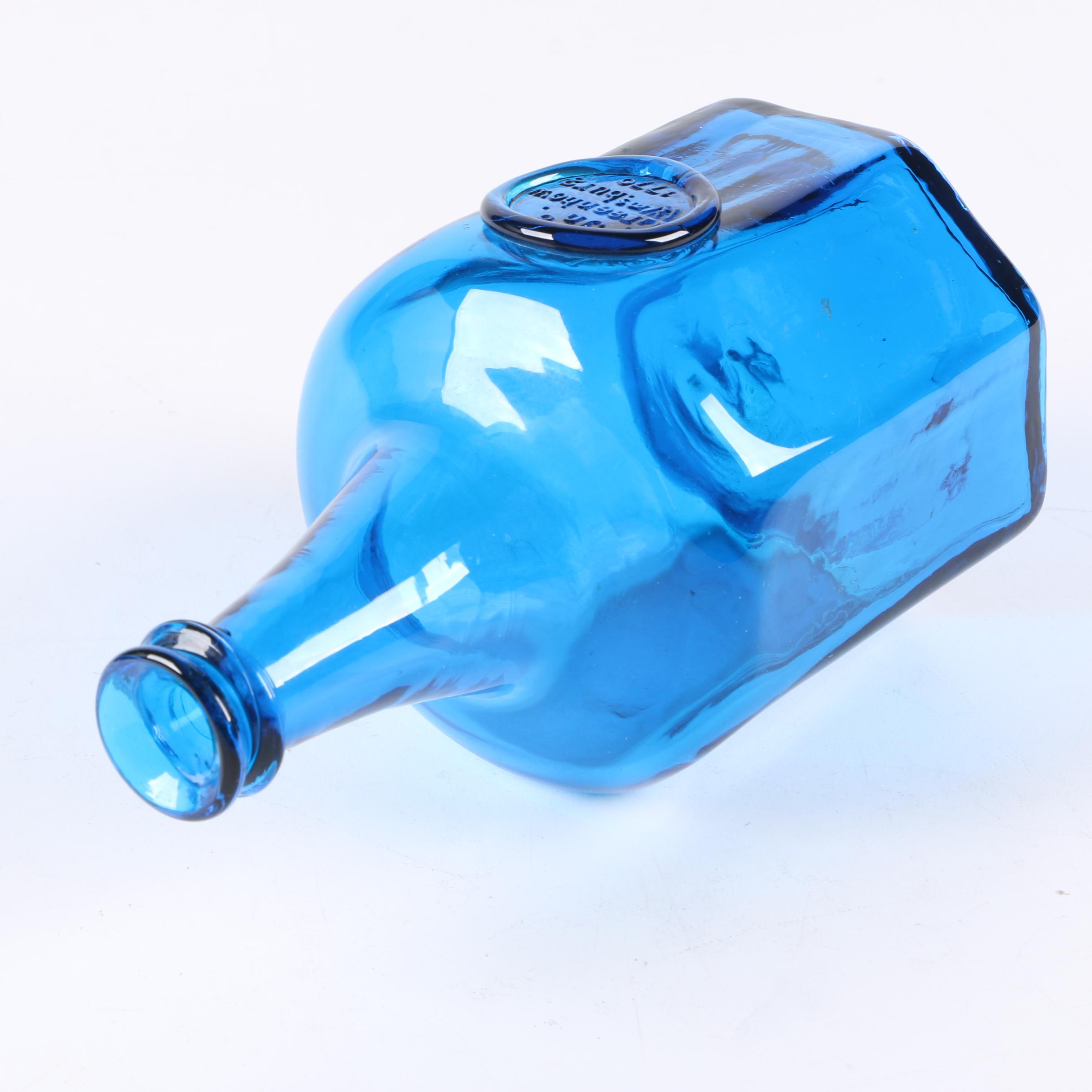 Vintage Replica Colonial Blue Bottle