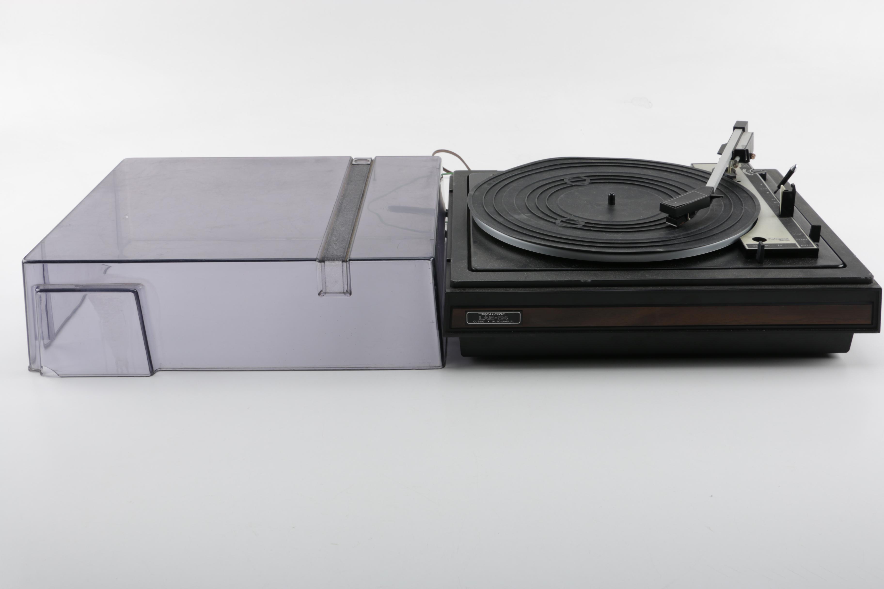 Vintage Realistic Turntable