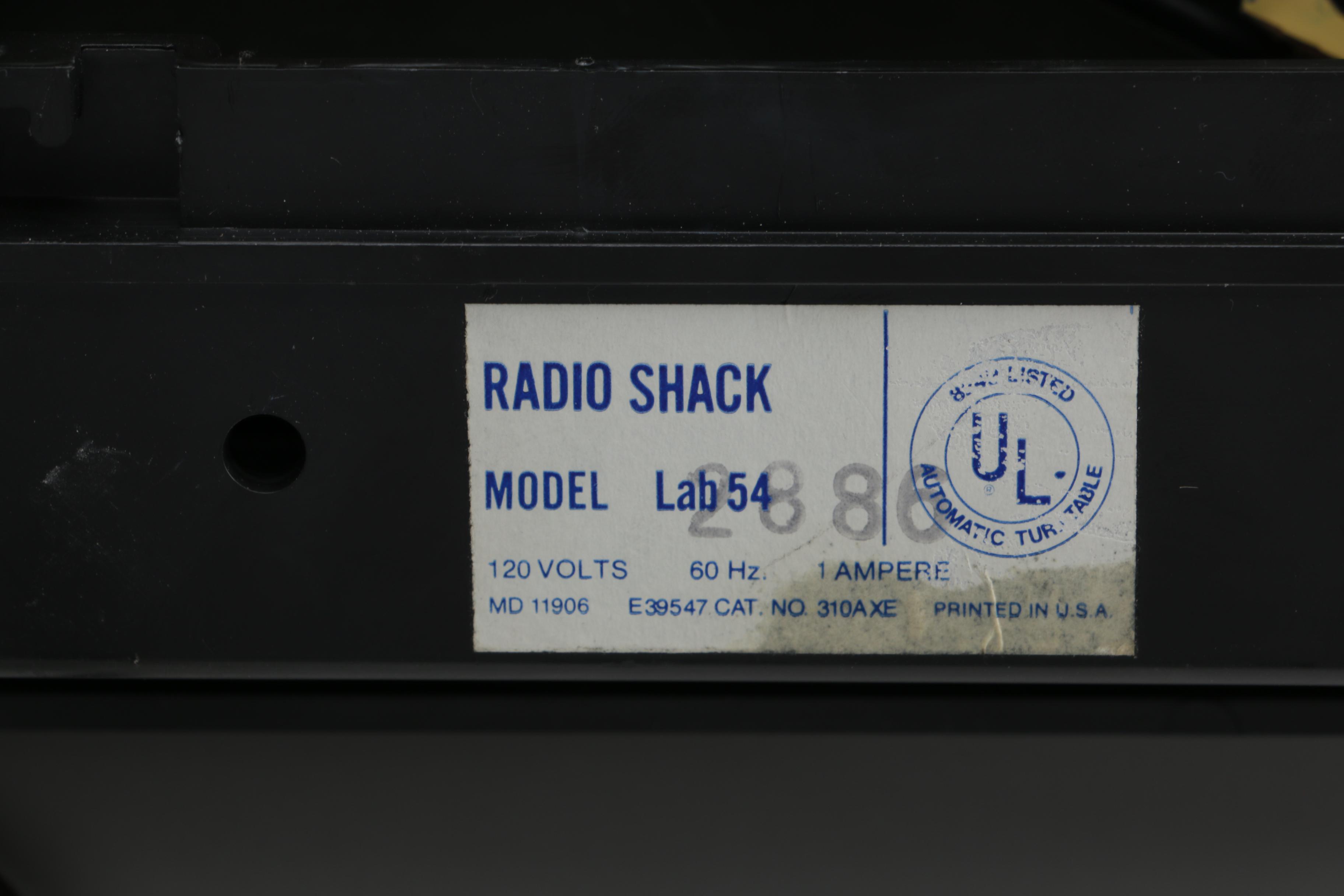 Vintage Realistic Turntable