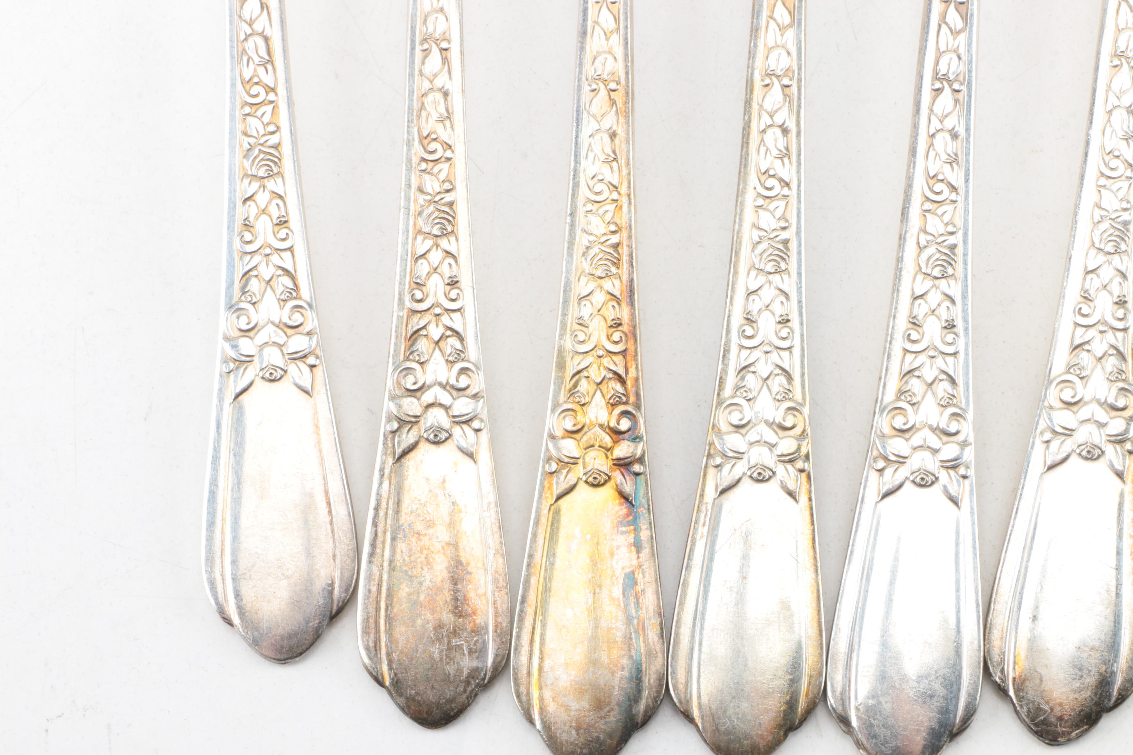 S.L. & G.H. Rogers Silver Plate Forks and Assorted Silver Plate Flatware Sets