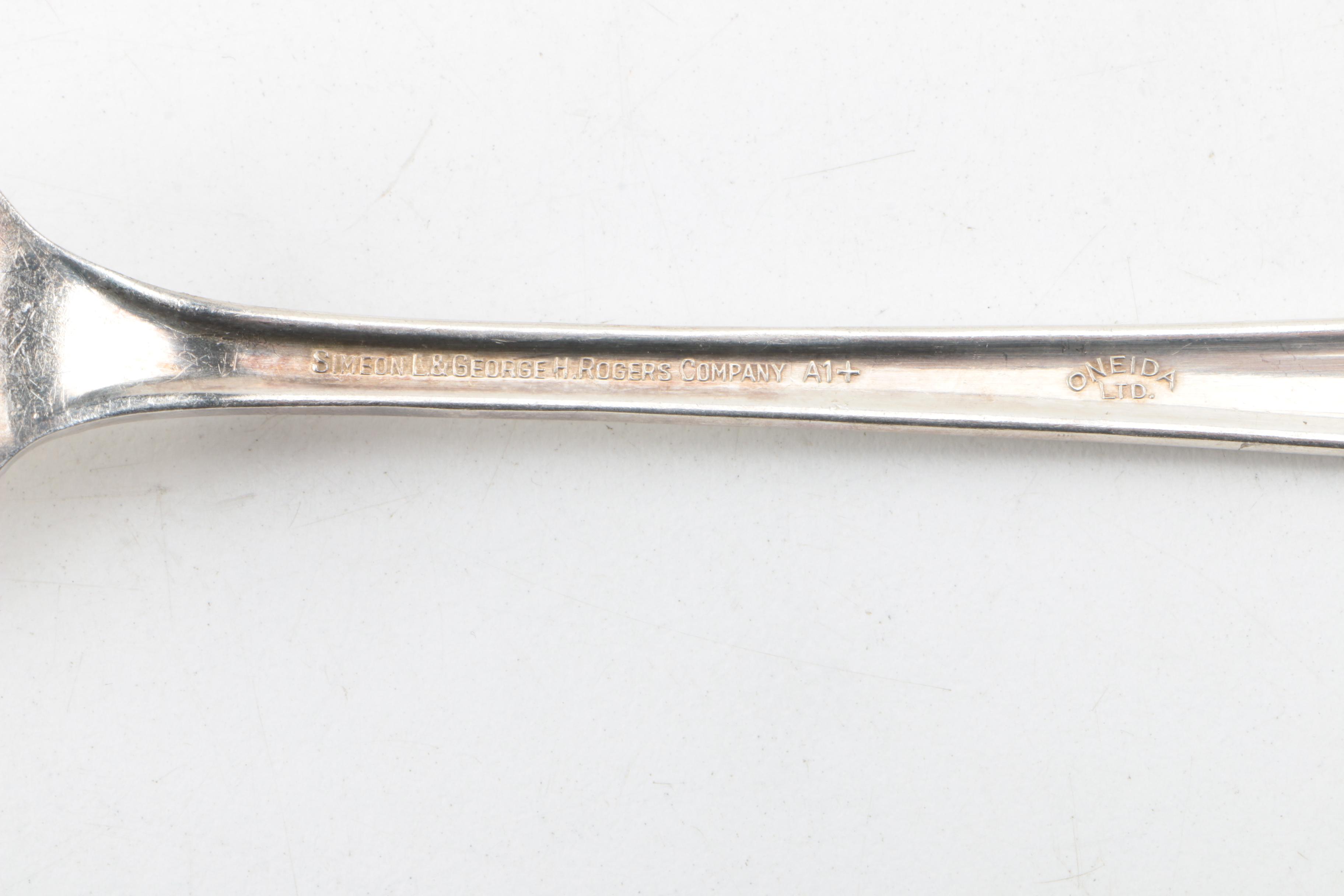 S.L. & G.H. Rogers Silver Plate Forks and Assorted Silver Plate Flatware Sets