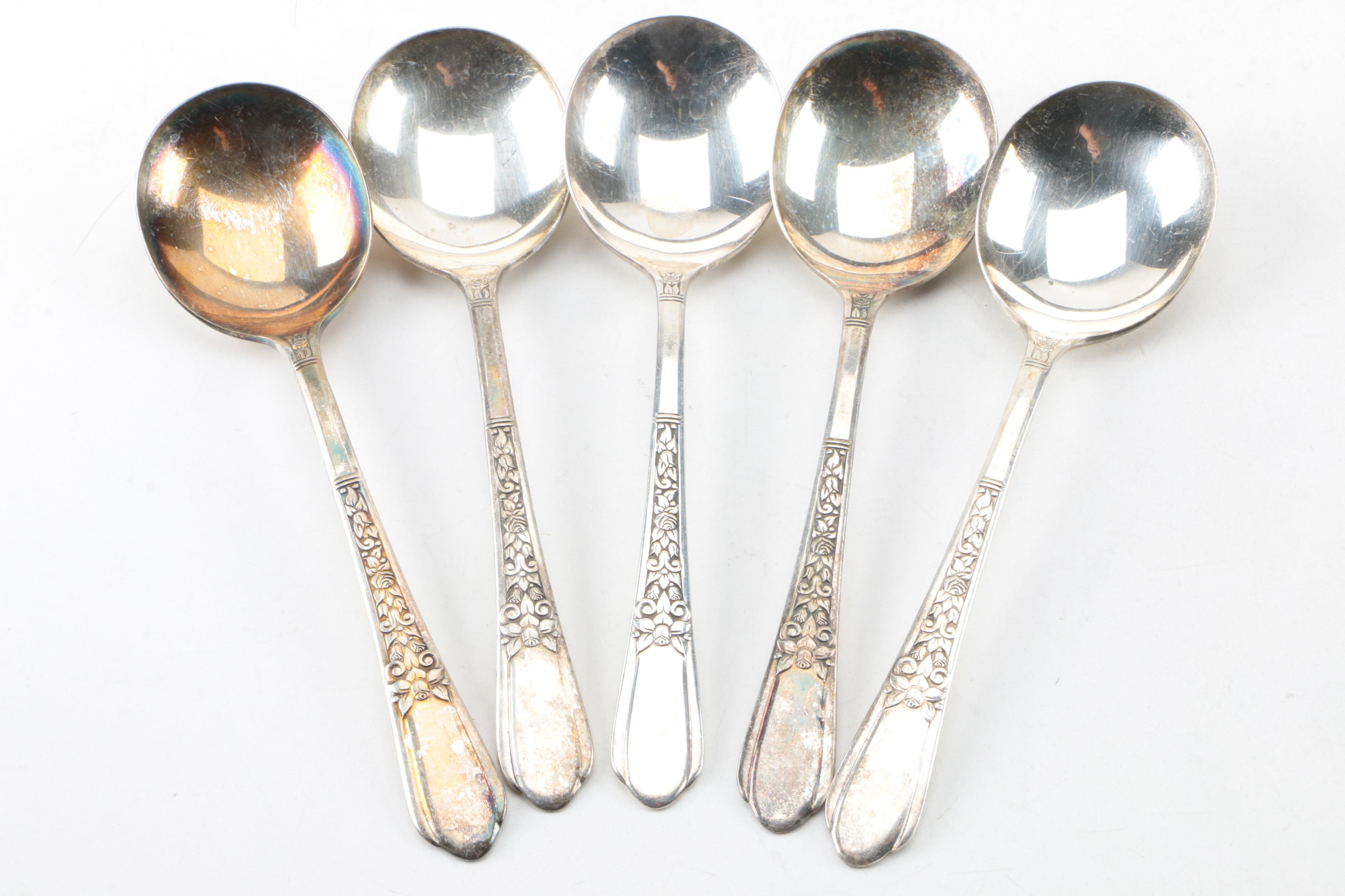 S.L. & G.H. Rogers Silver Plate Forks and Assorted Silver Plate Flatware Sets