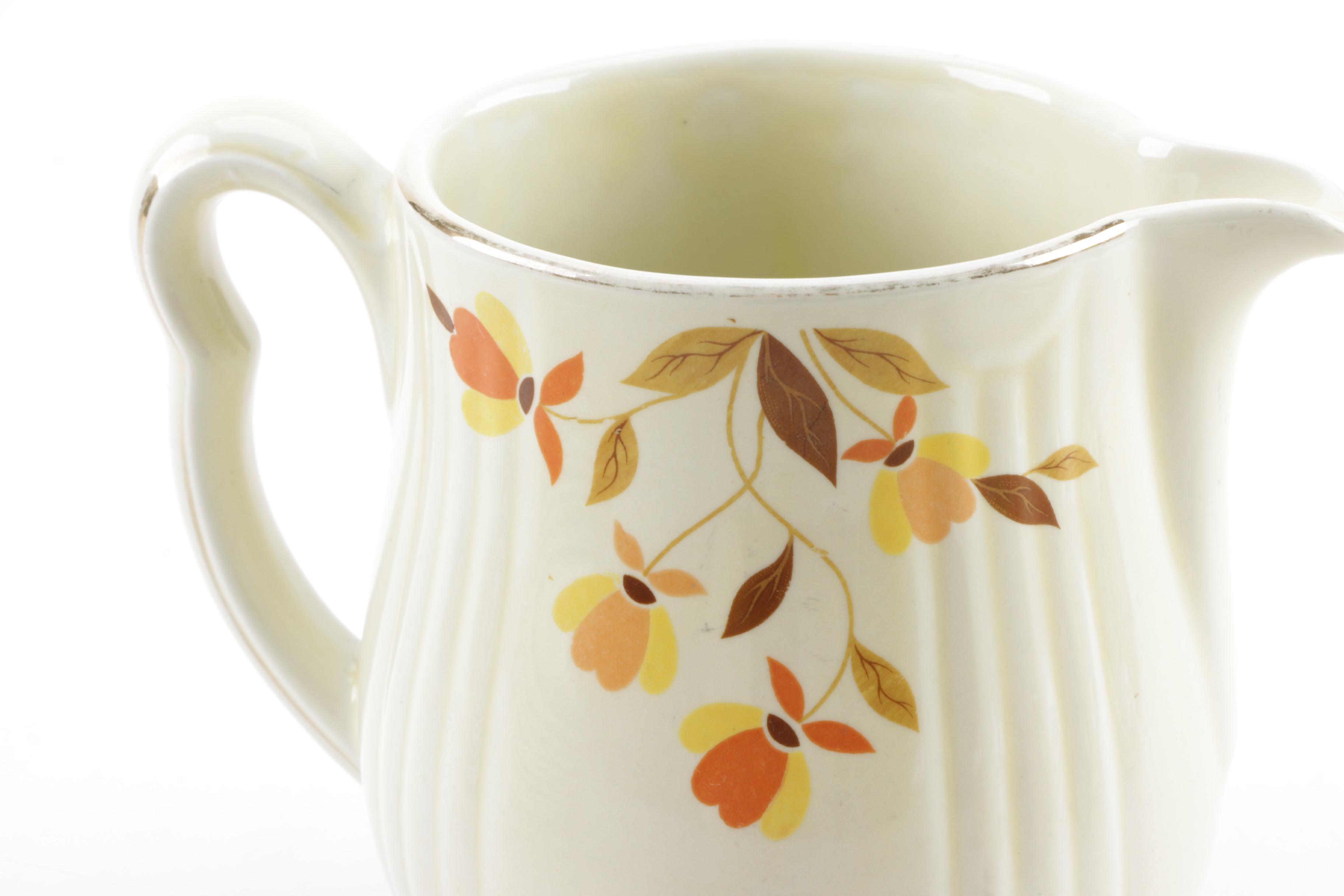 Hall's "Autumn Leaf" Tableware