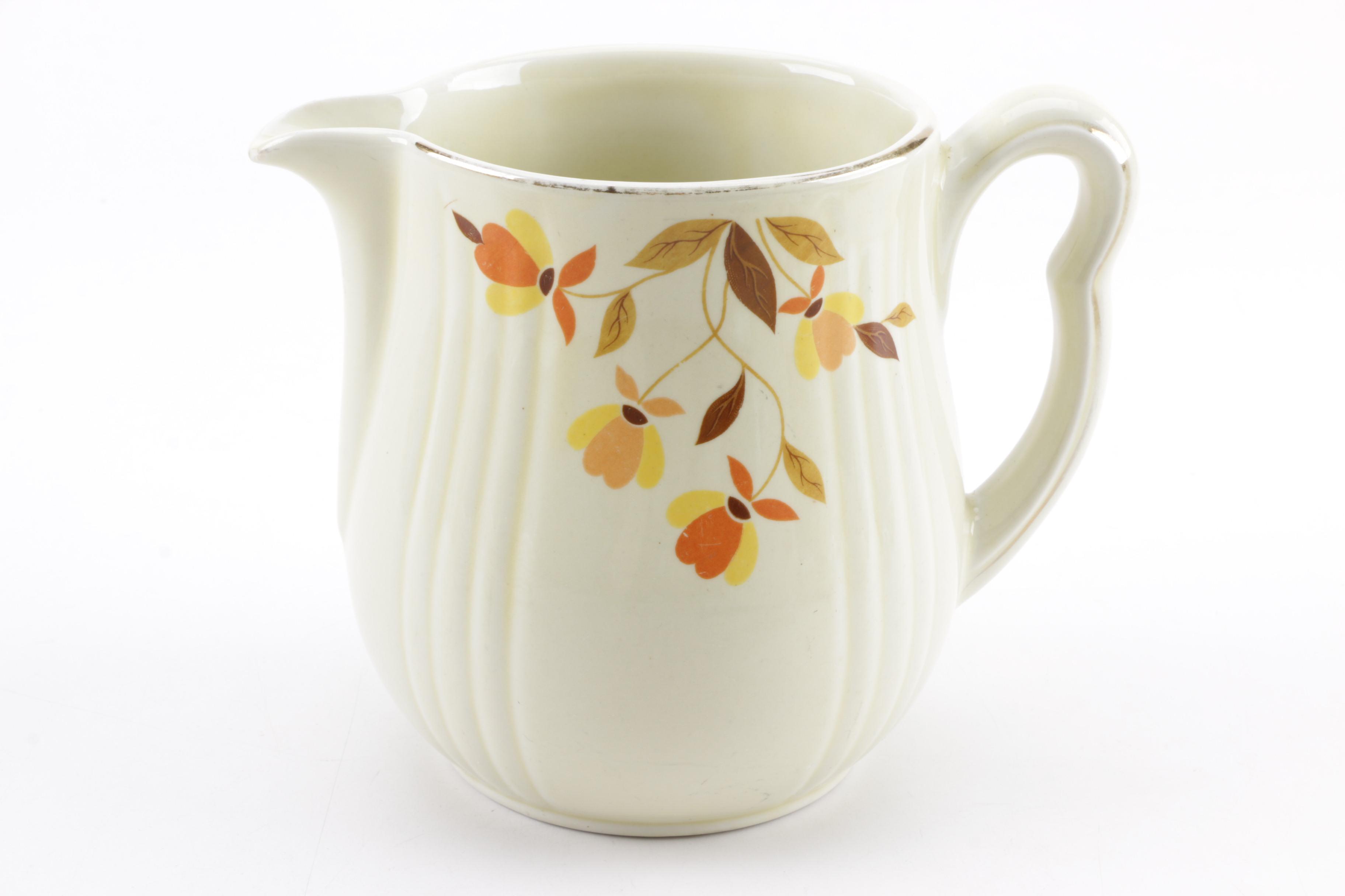 Hall's "Autumn Leaf" Tableware