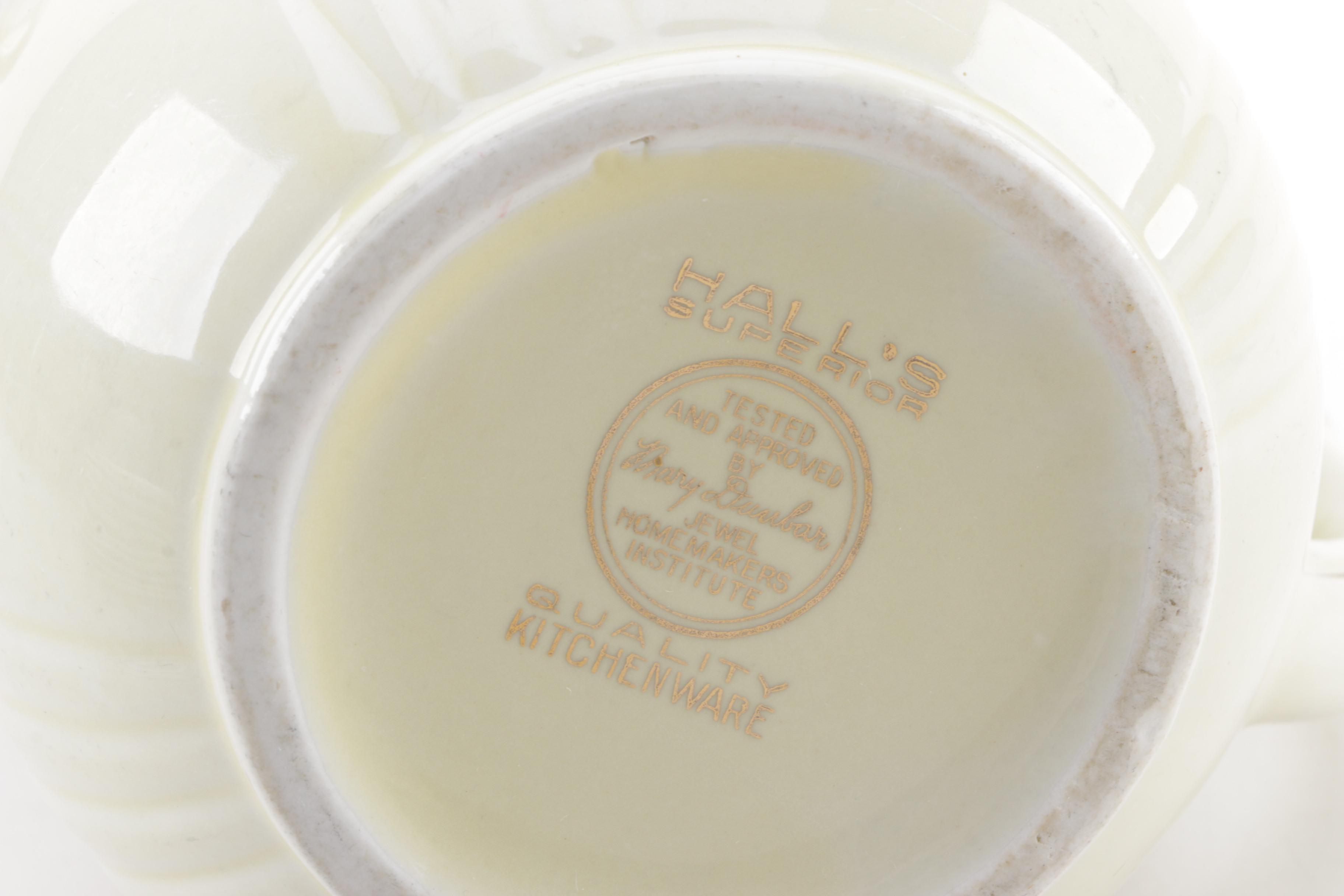 Hall's "Autumn Leaf" Tableware