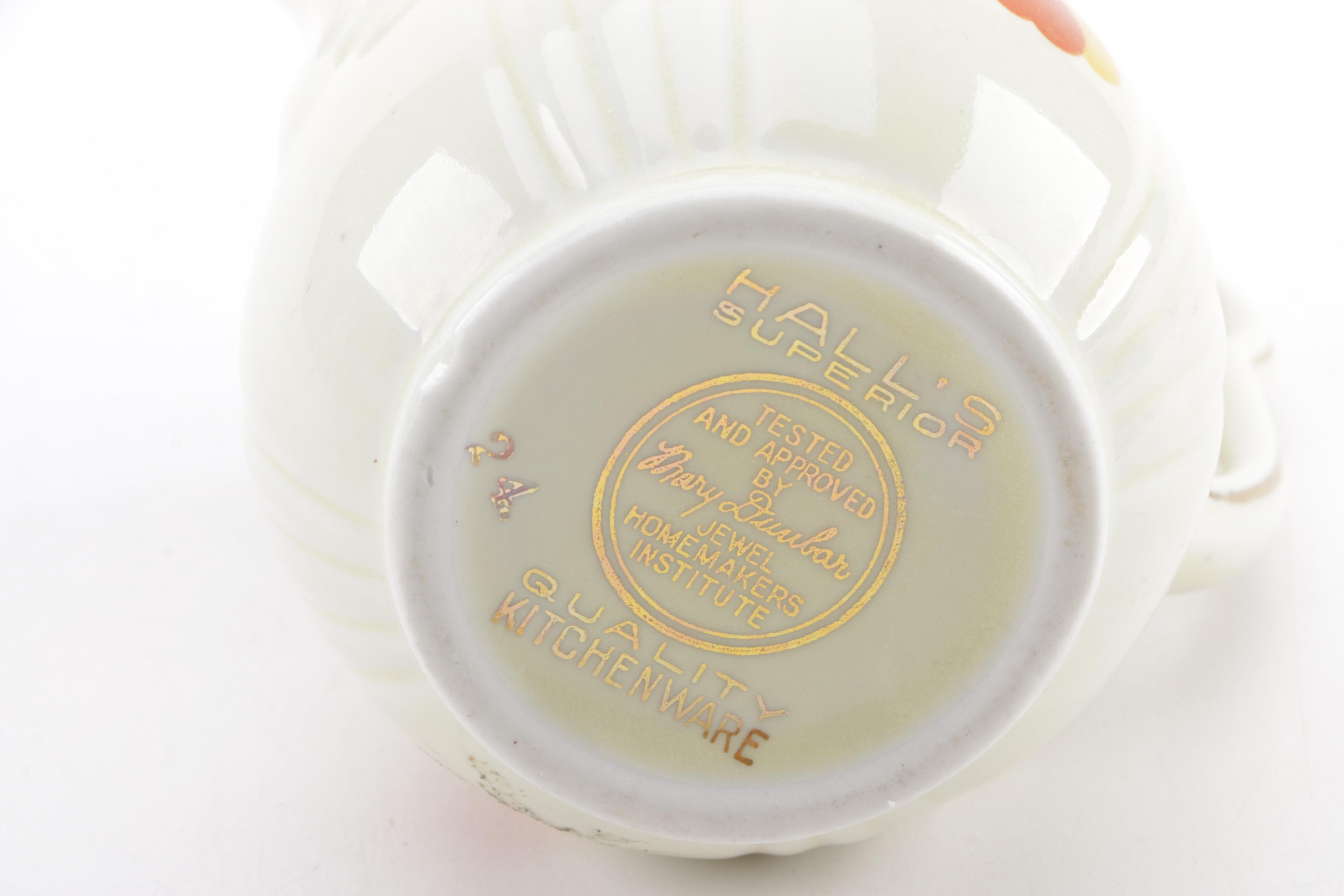 Hall's "Autumn Leaf" Tableware