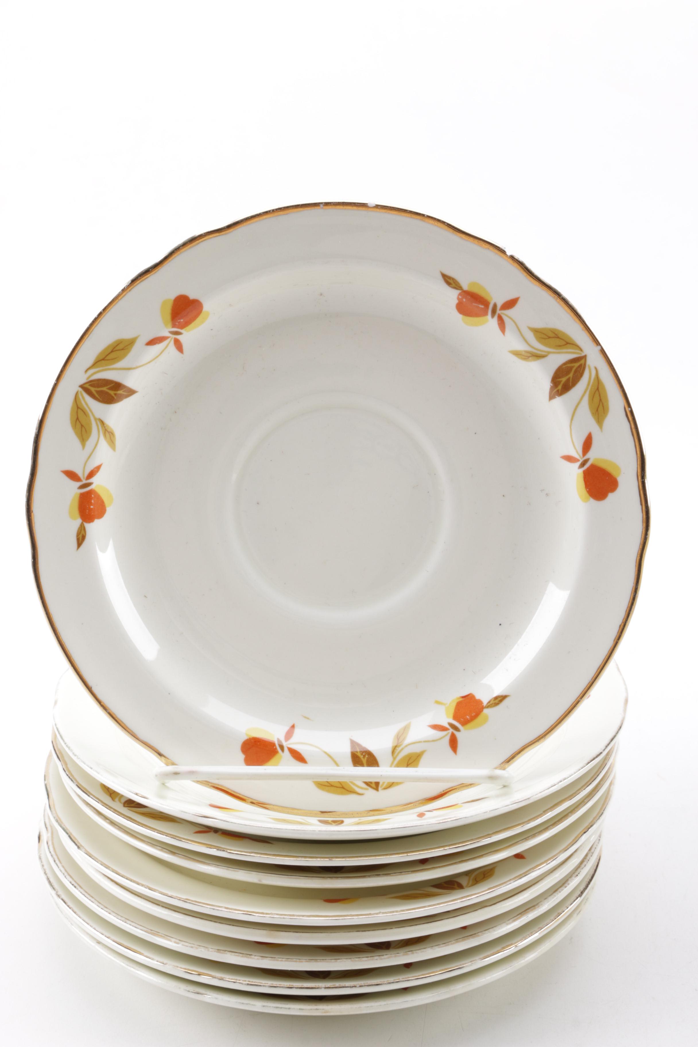 Hall's "Autumn Leaf" Tableware