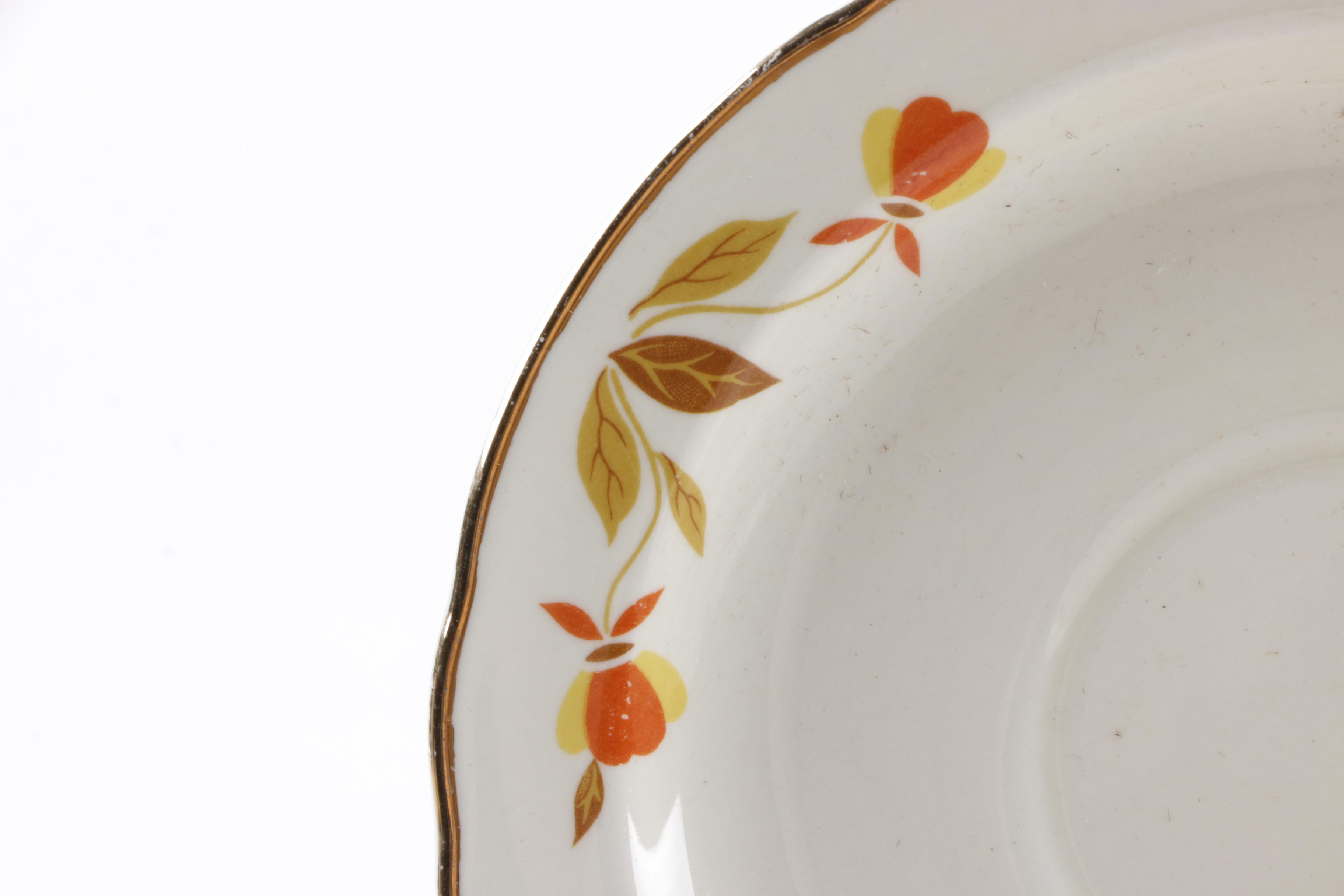 Hall's "Autumn Leaf" Tableware