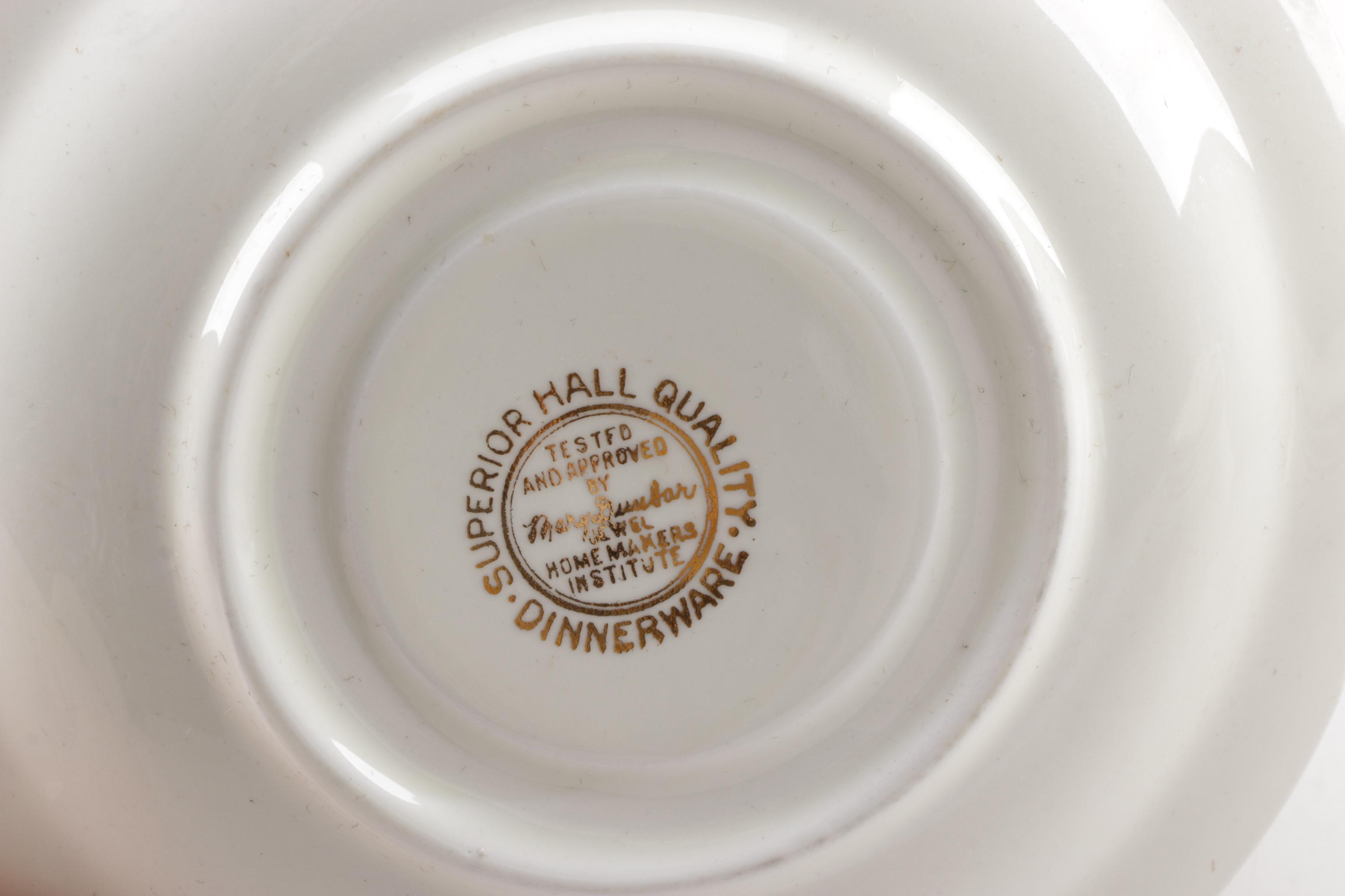 Hall's "Autumn Leaf" Tableware