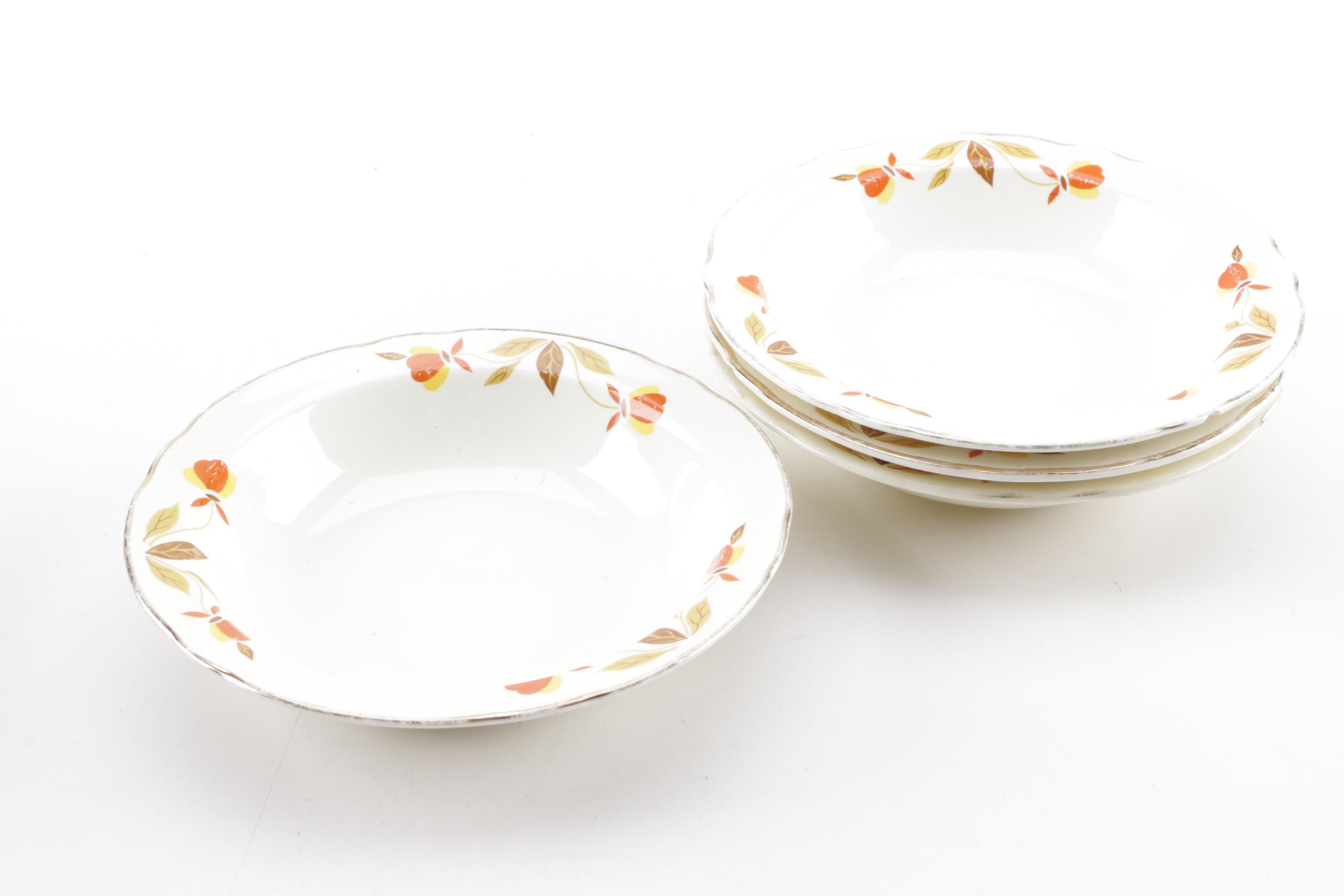 Hall's "Autumn Leaf" Tableware