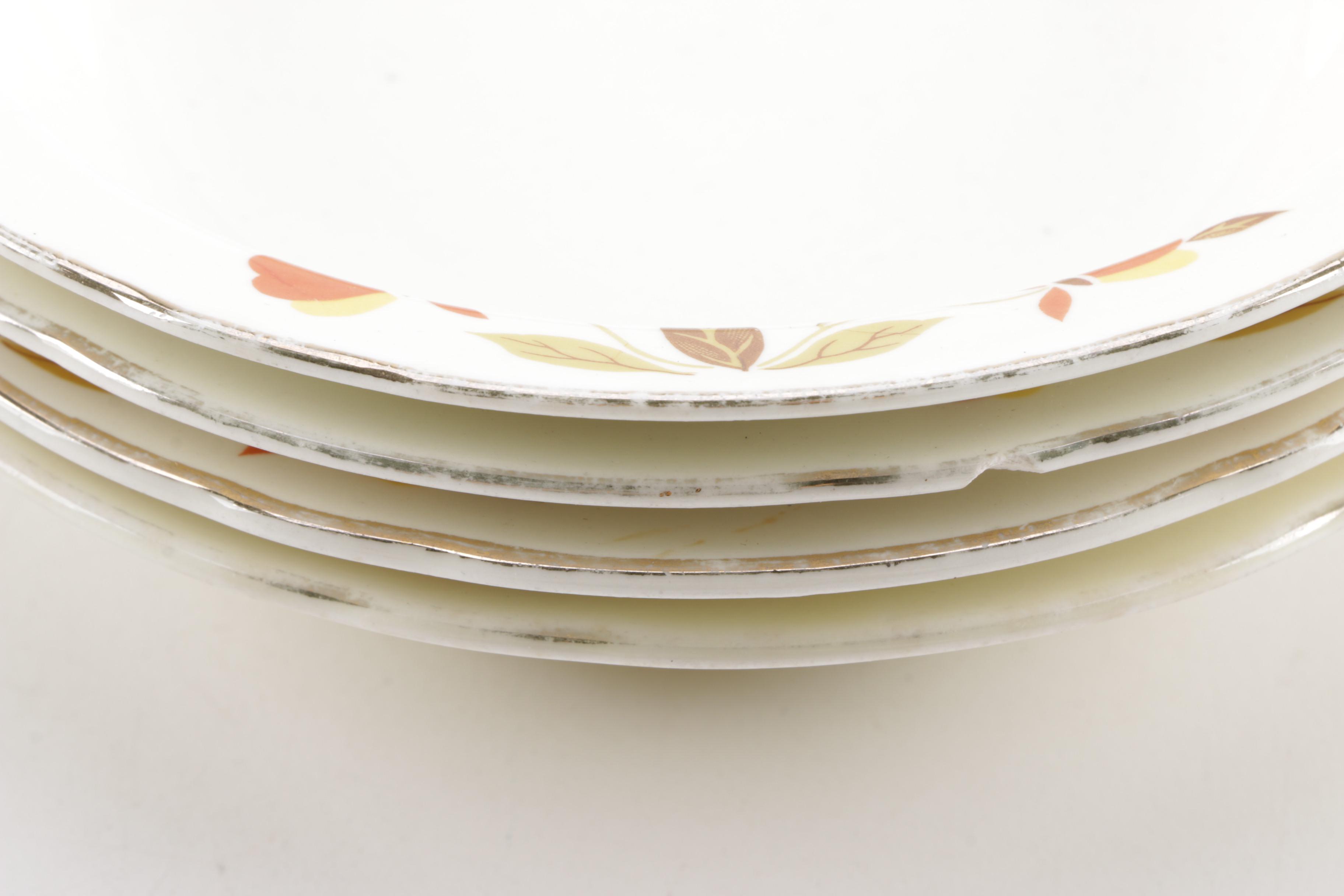 Hall's "Autumn Leaf" Tableware