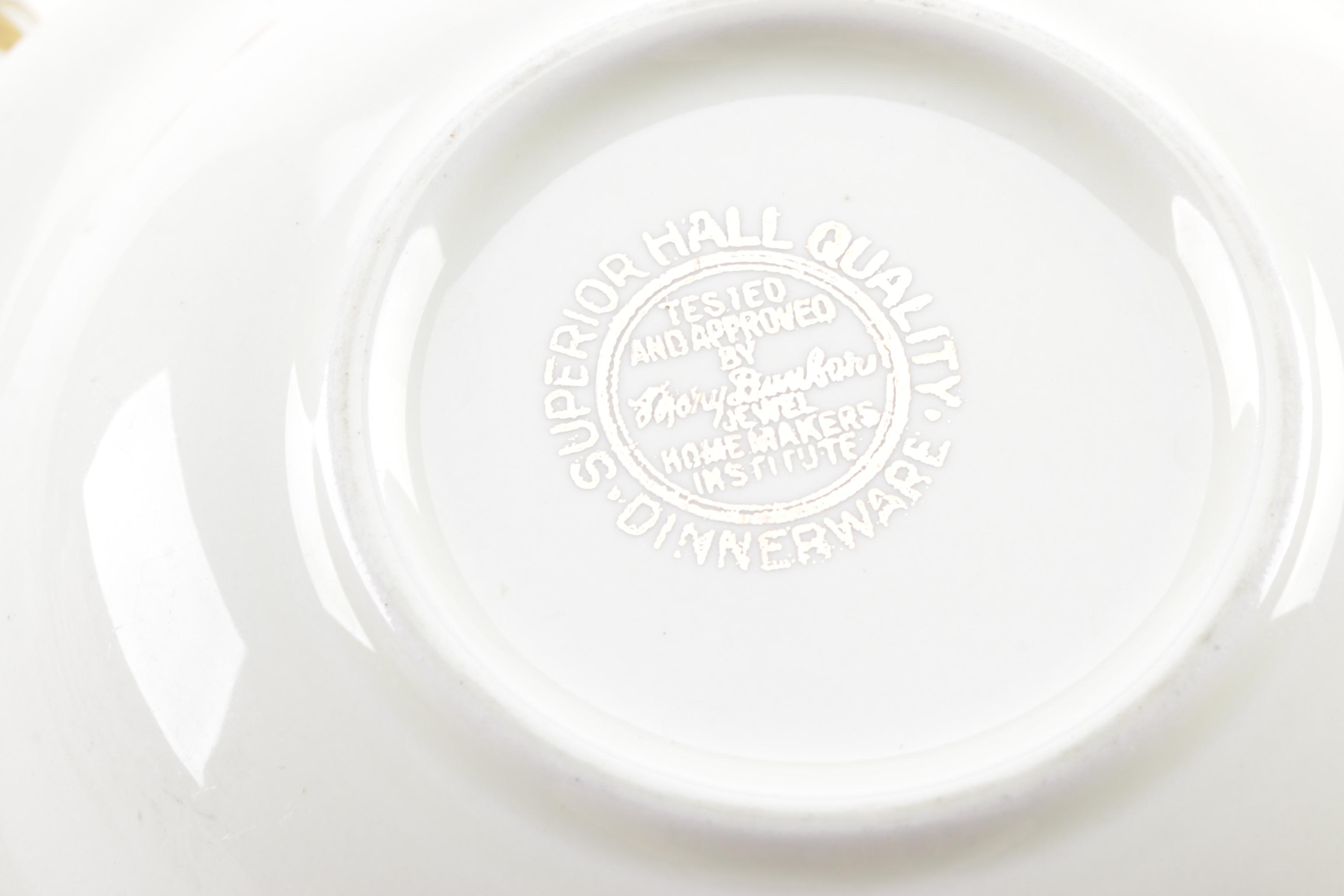 Hall's "Autumn Leaf" Tableware