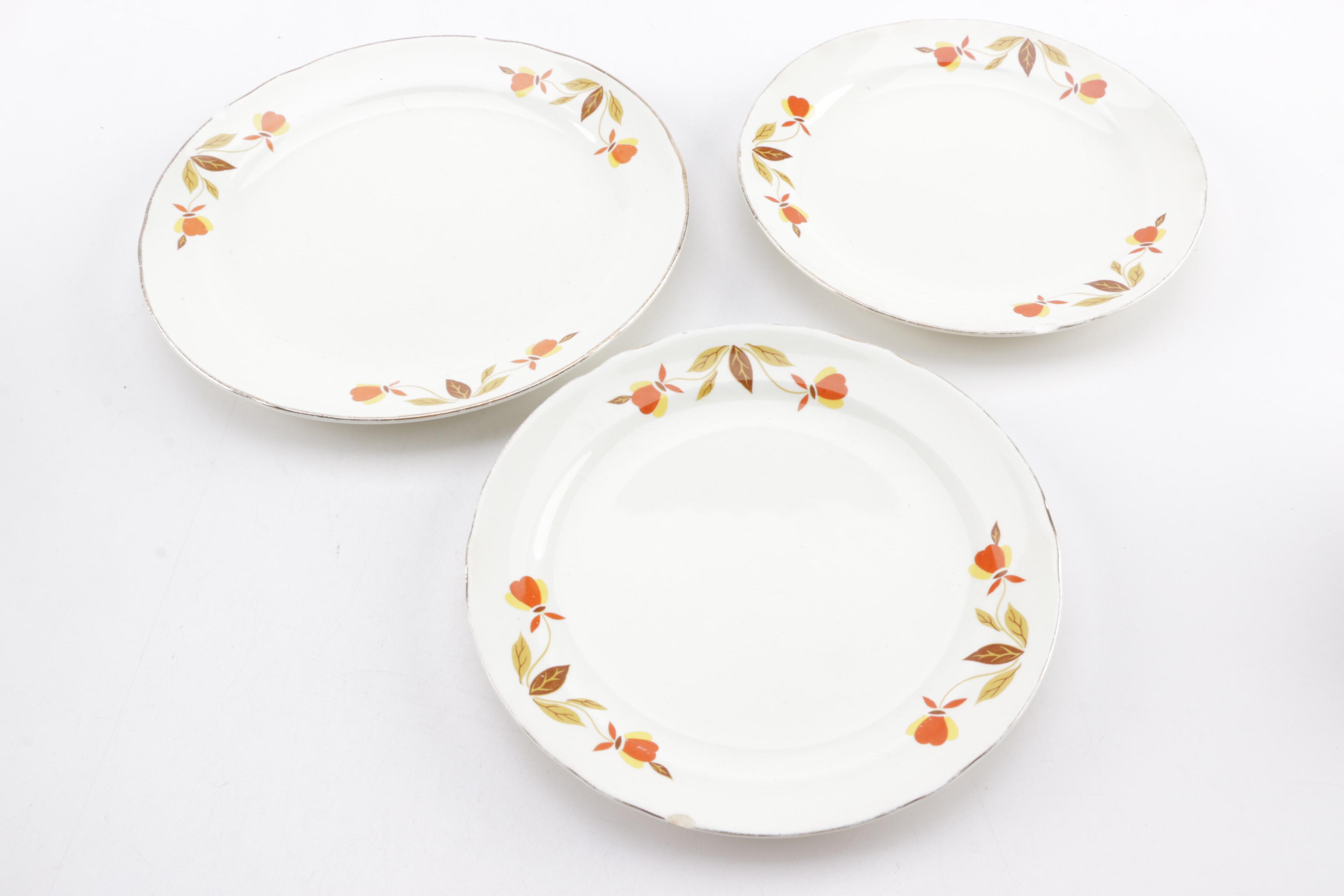 Hall's "Autumn Leaf" Tableware