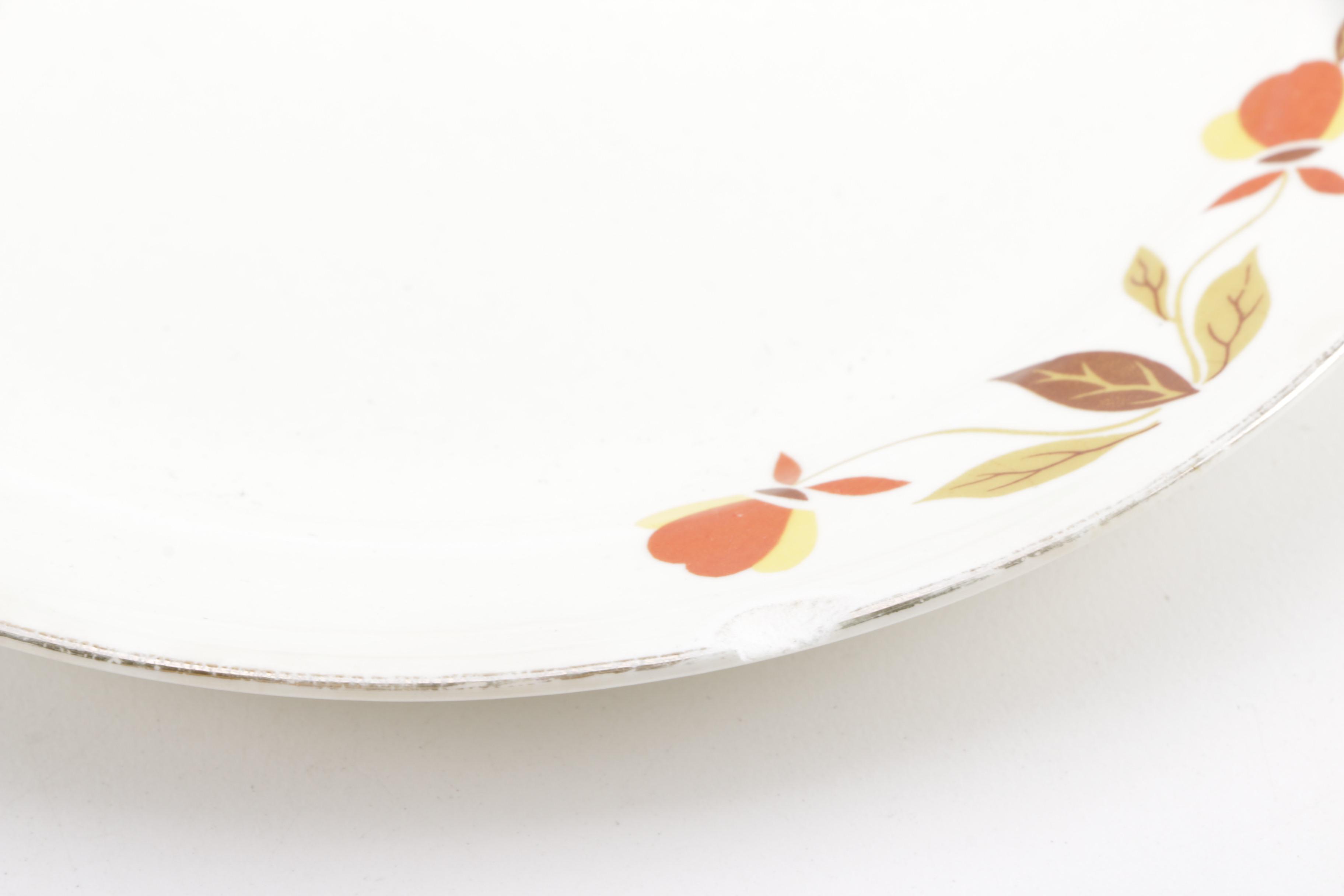 Hall's "Autumn Leaf" Tableware